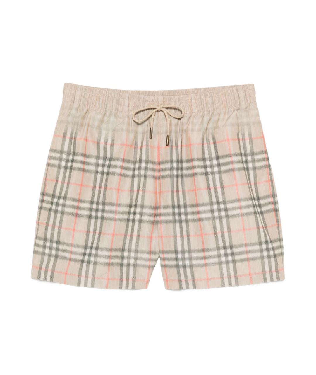 BURBERRY Мульти полиэстеровые шорты, фото 1