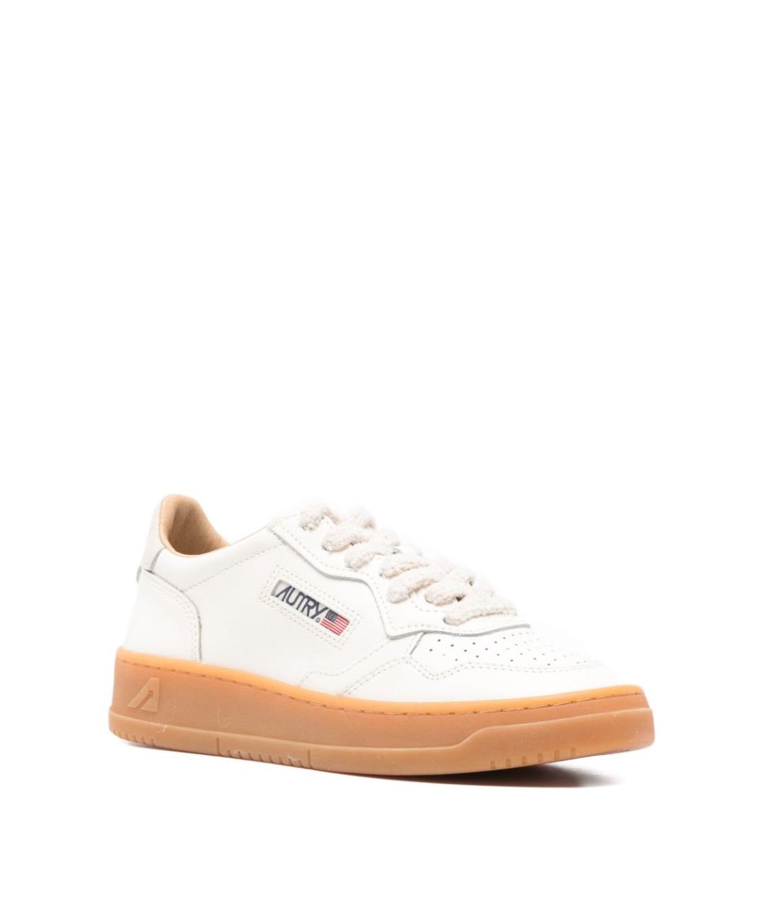 AUTRY Белые кожаные кеды, фото 2