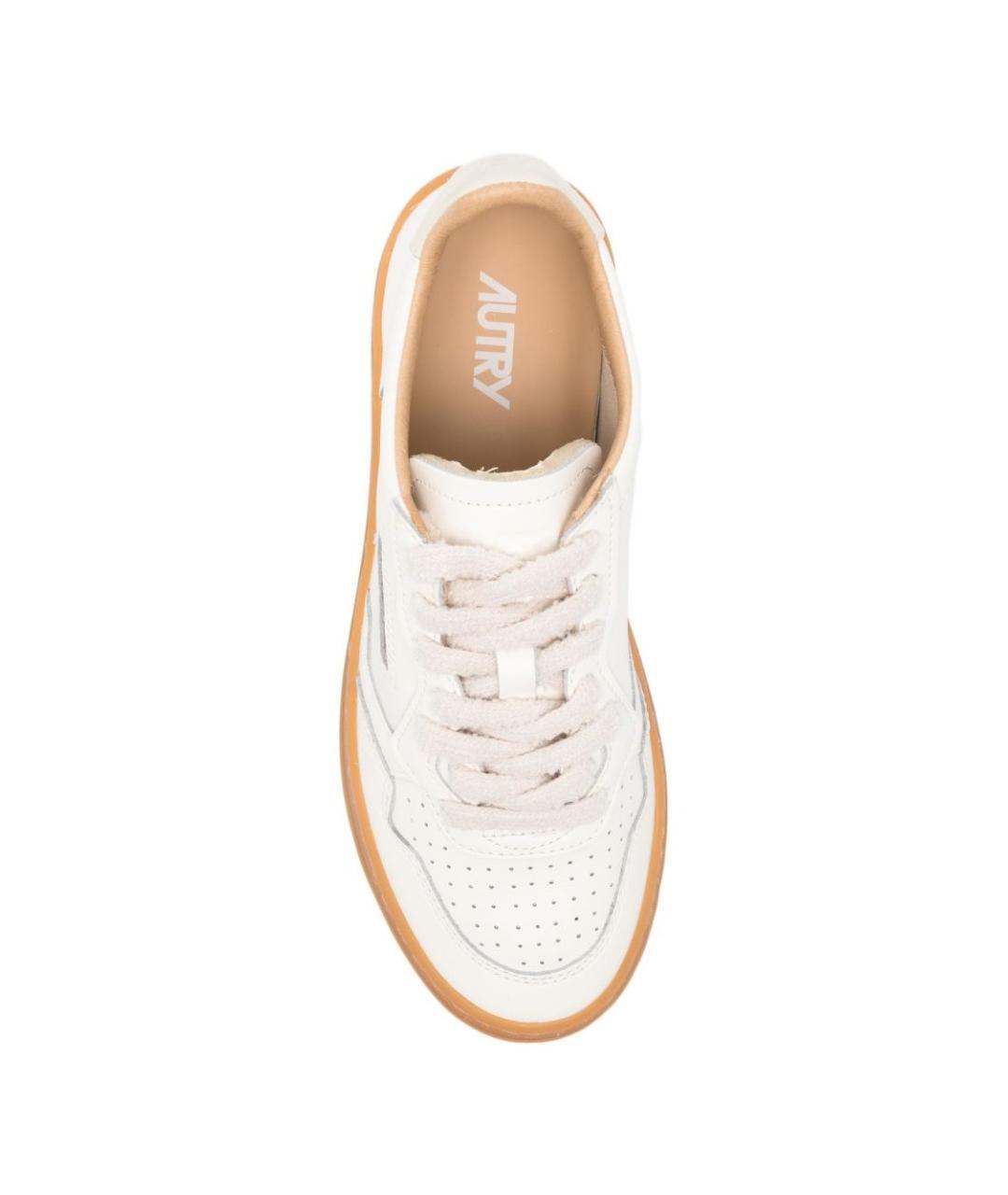 AUTRY Белые кожаные кеды, фото 4