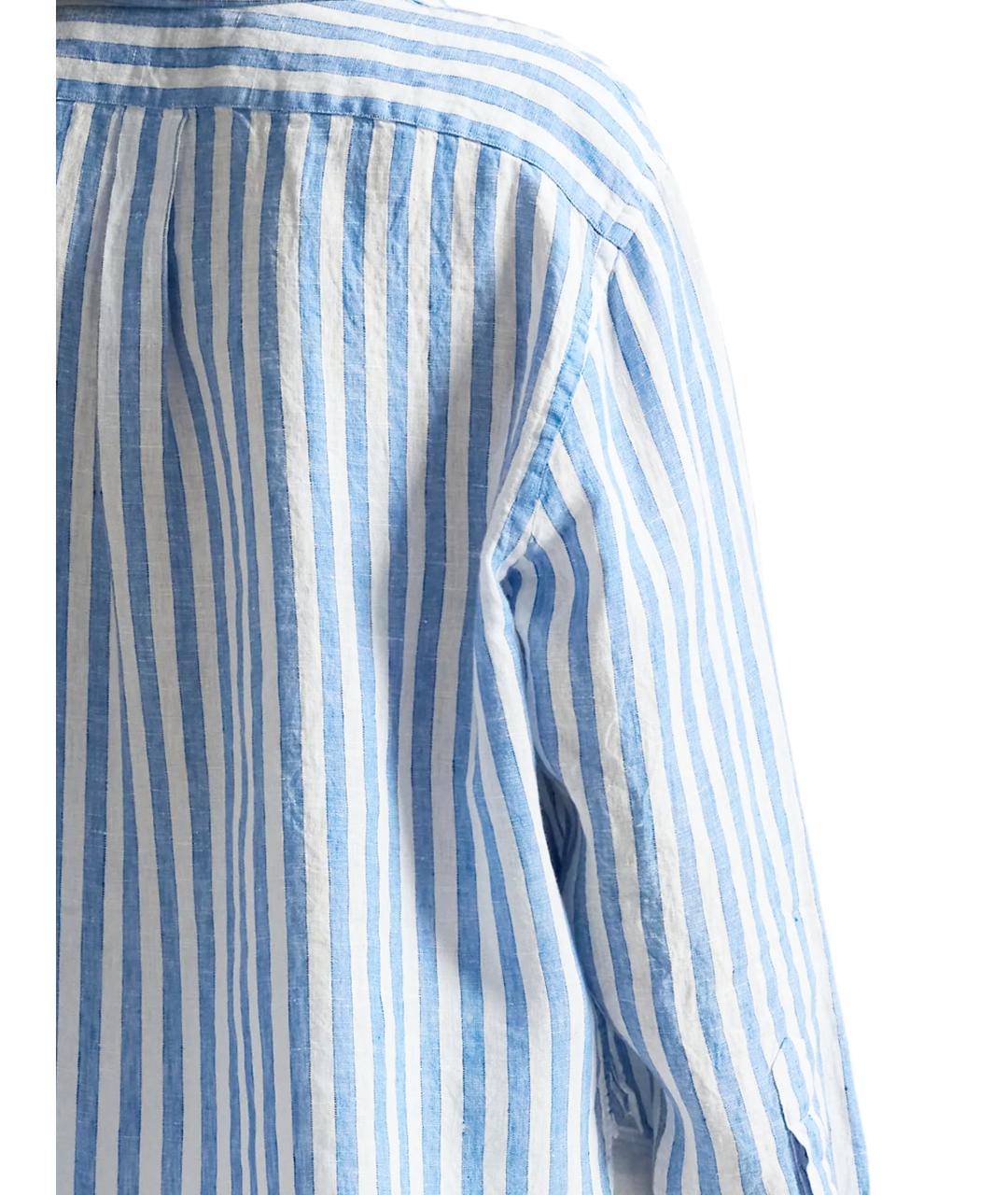 POLO RALPH LAUREN Голубая льняная рубашка, фото 3