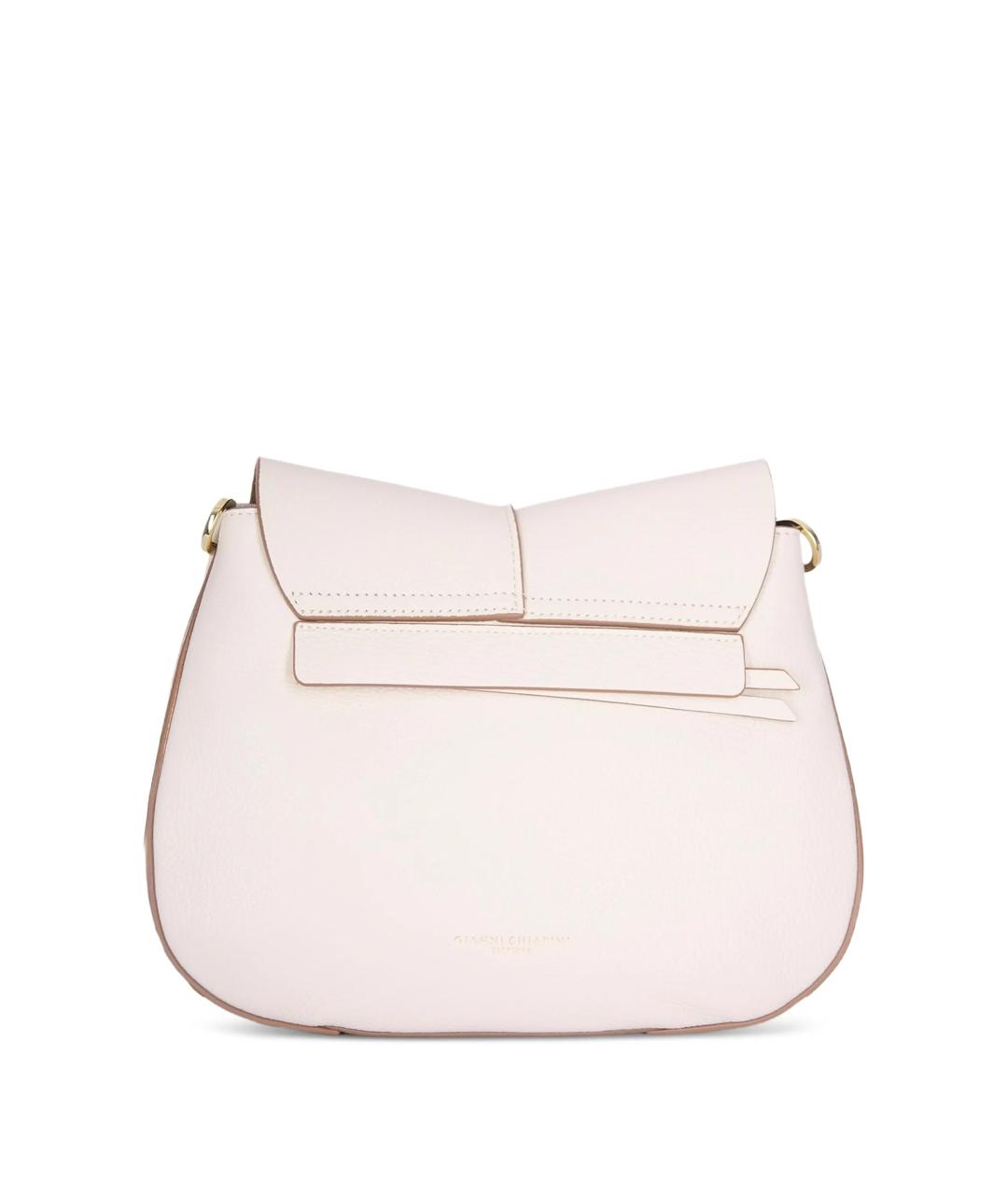 Gianni Chiarini Белая кожаная сумка через плечо, фото 3