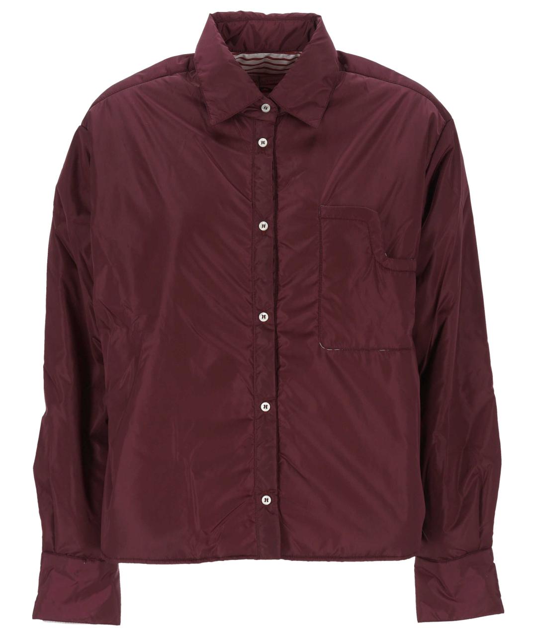 CUANTICO Бордовая полиамидовая куртка, фото 1