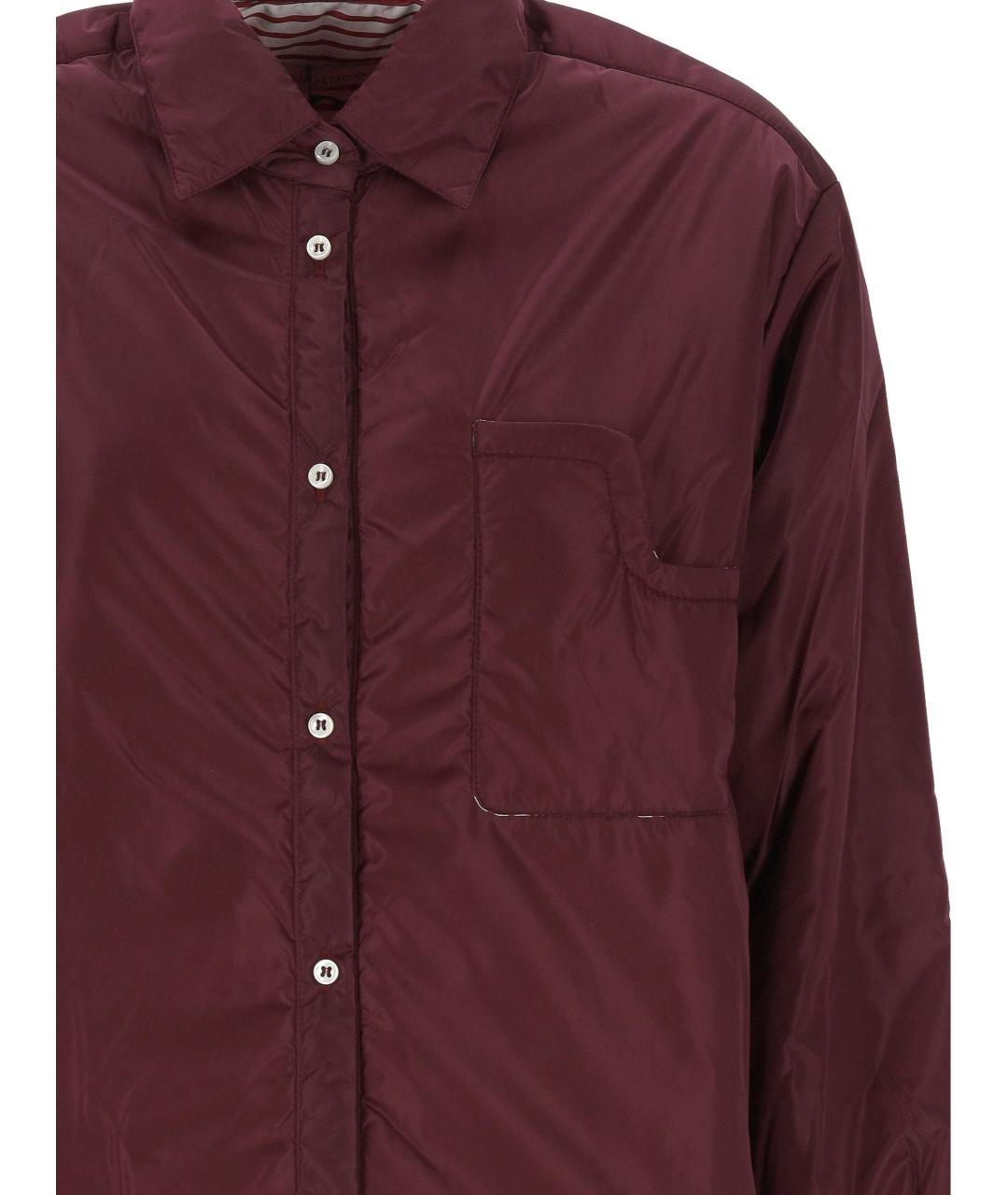 CUANTICO Бордовая полиамидовая куртка, фото 2