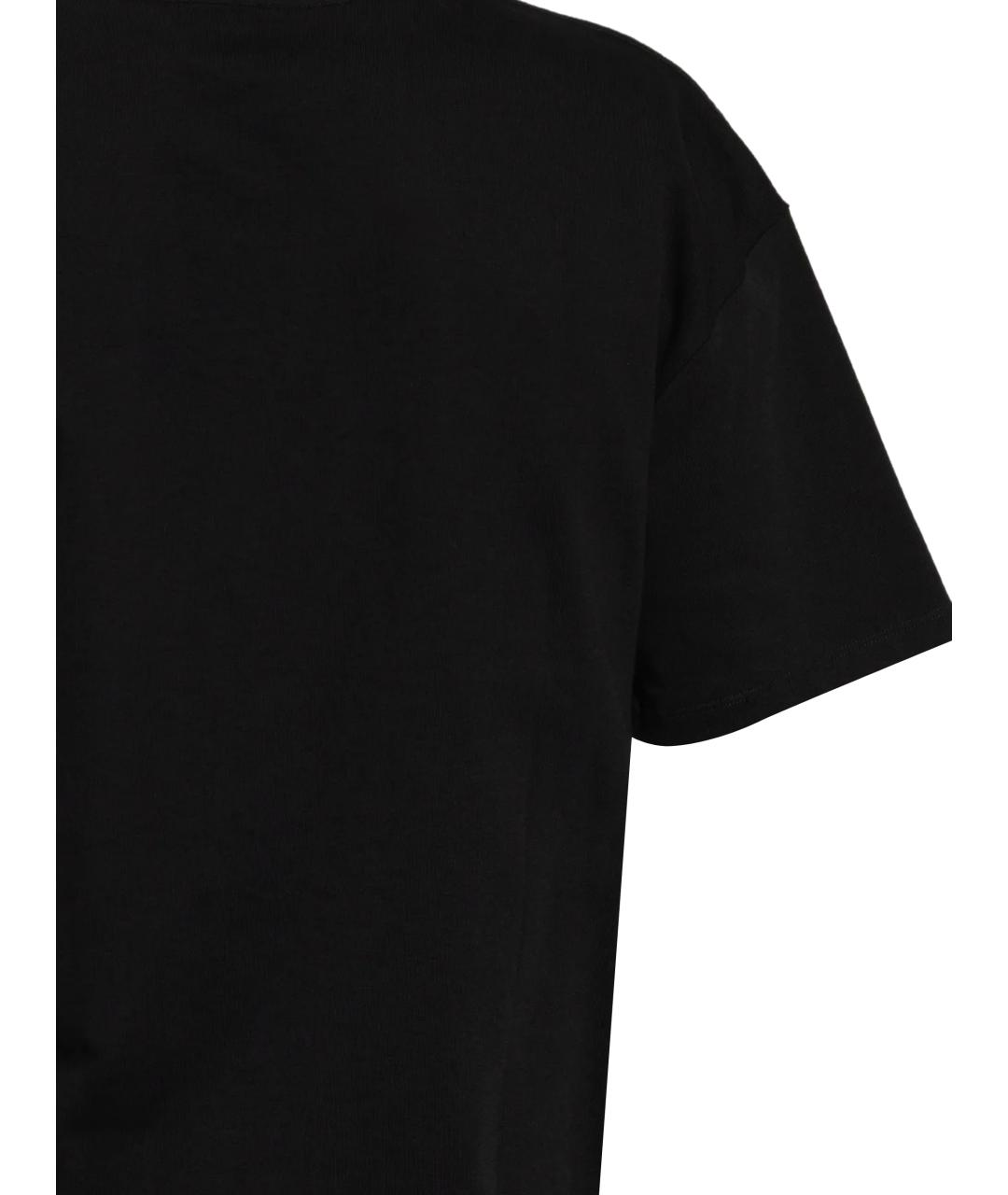 AMIRI Черная хлопковая футболка, фото 3