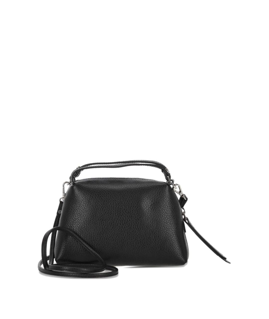 Gianni Chiarini Черная кожаная сумка с короткими ручками, фото 3