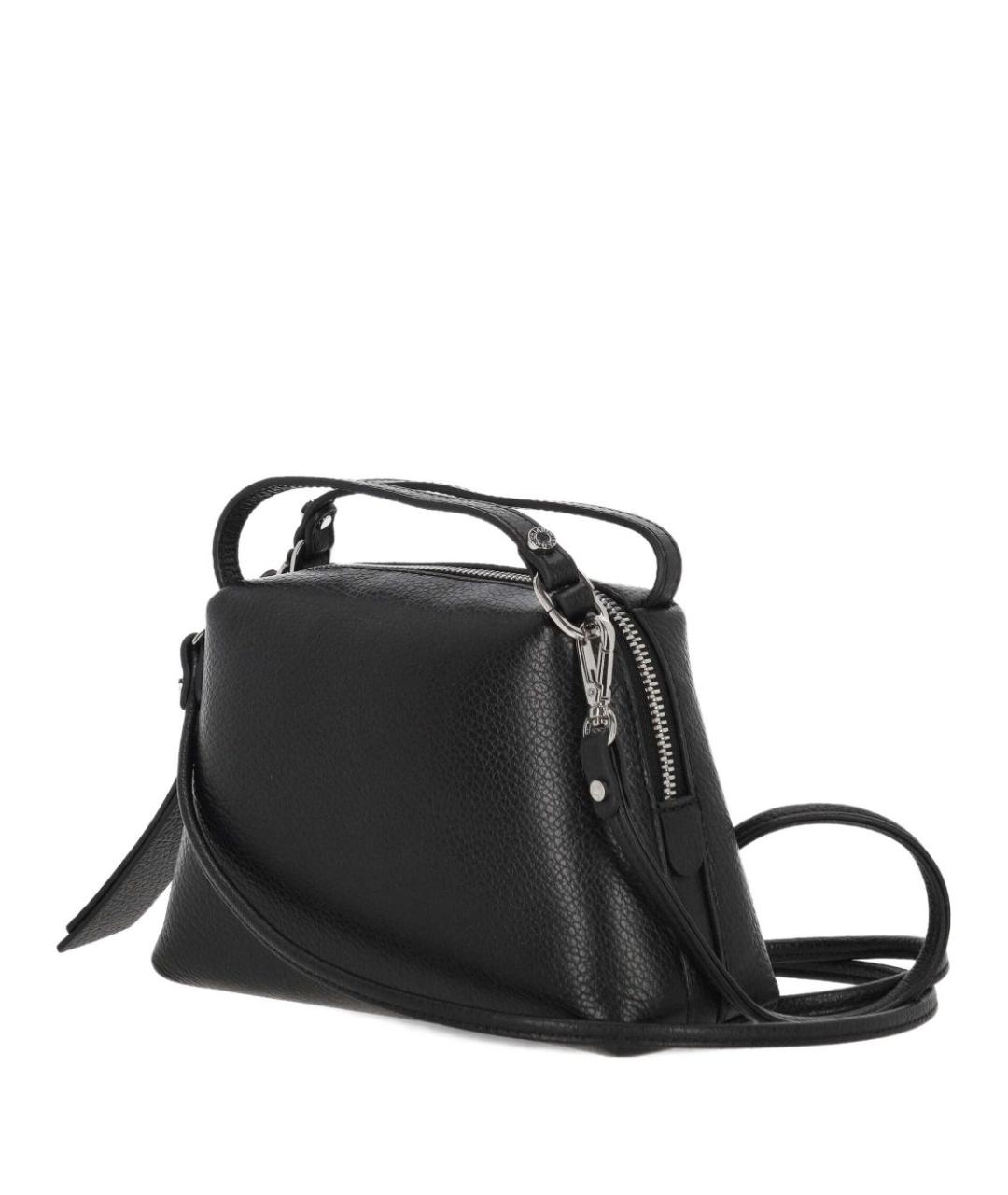 Gianni Chiarini Черная кожаная сумка с короткими ручками, фото 2