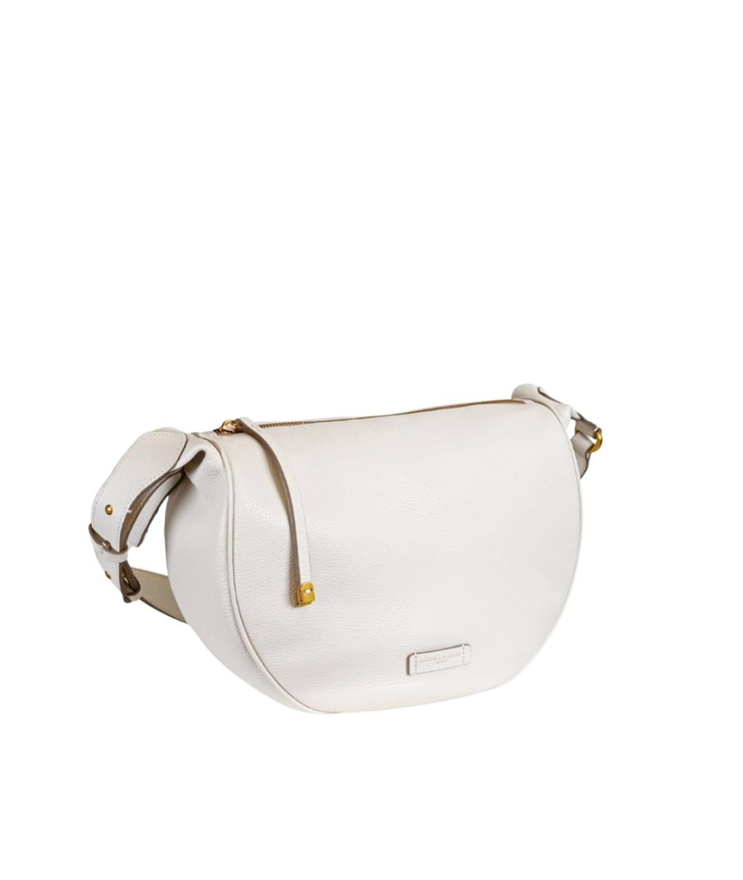Gianni Chiarini Белая кожаная сумка через плечо, фото 2
