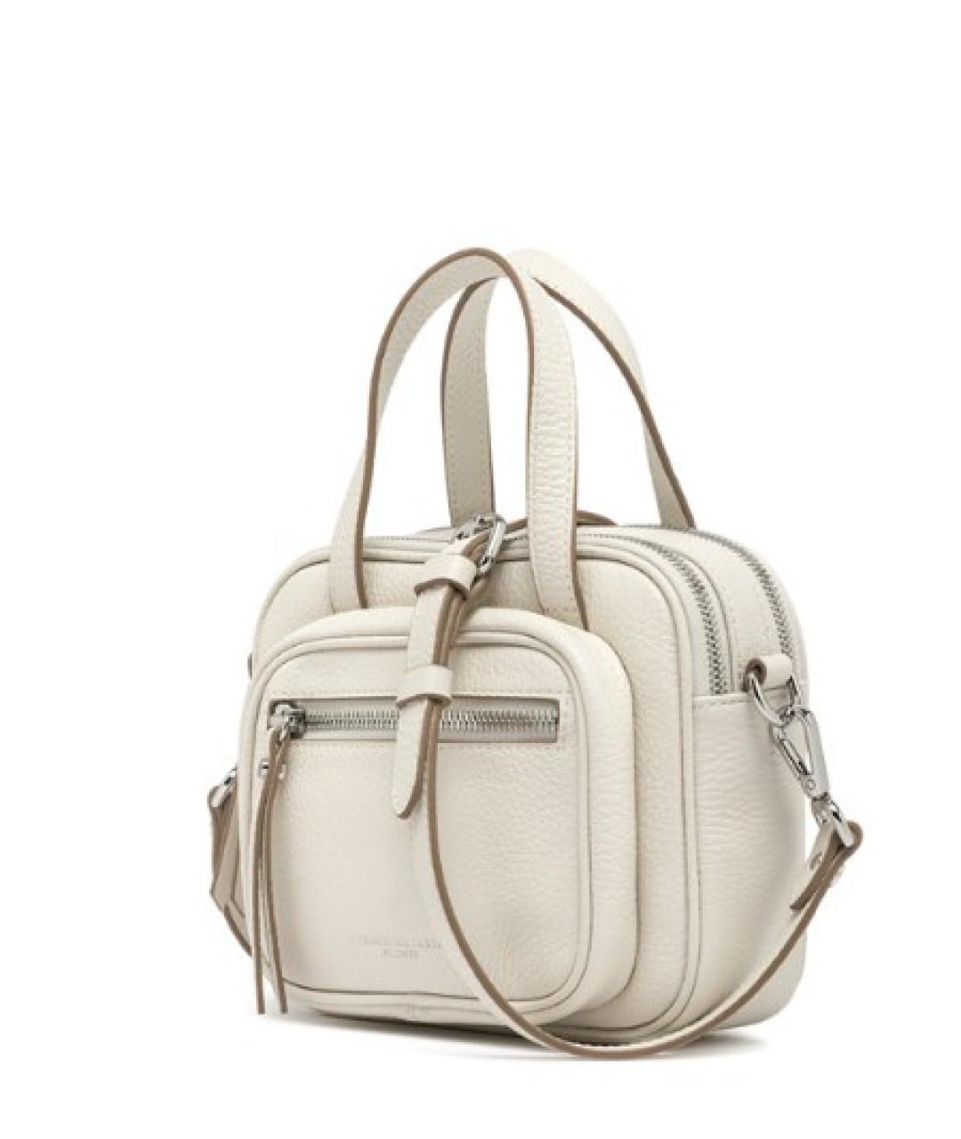 Gianni Chiarini Белая кожаная сумка через плечо, фото 2