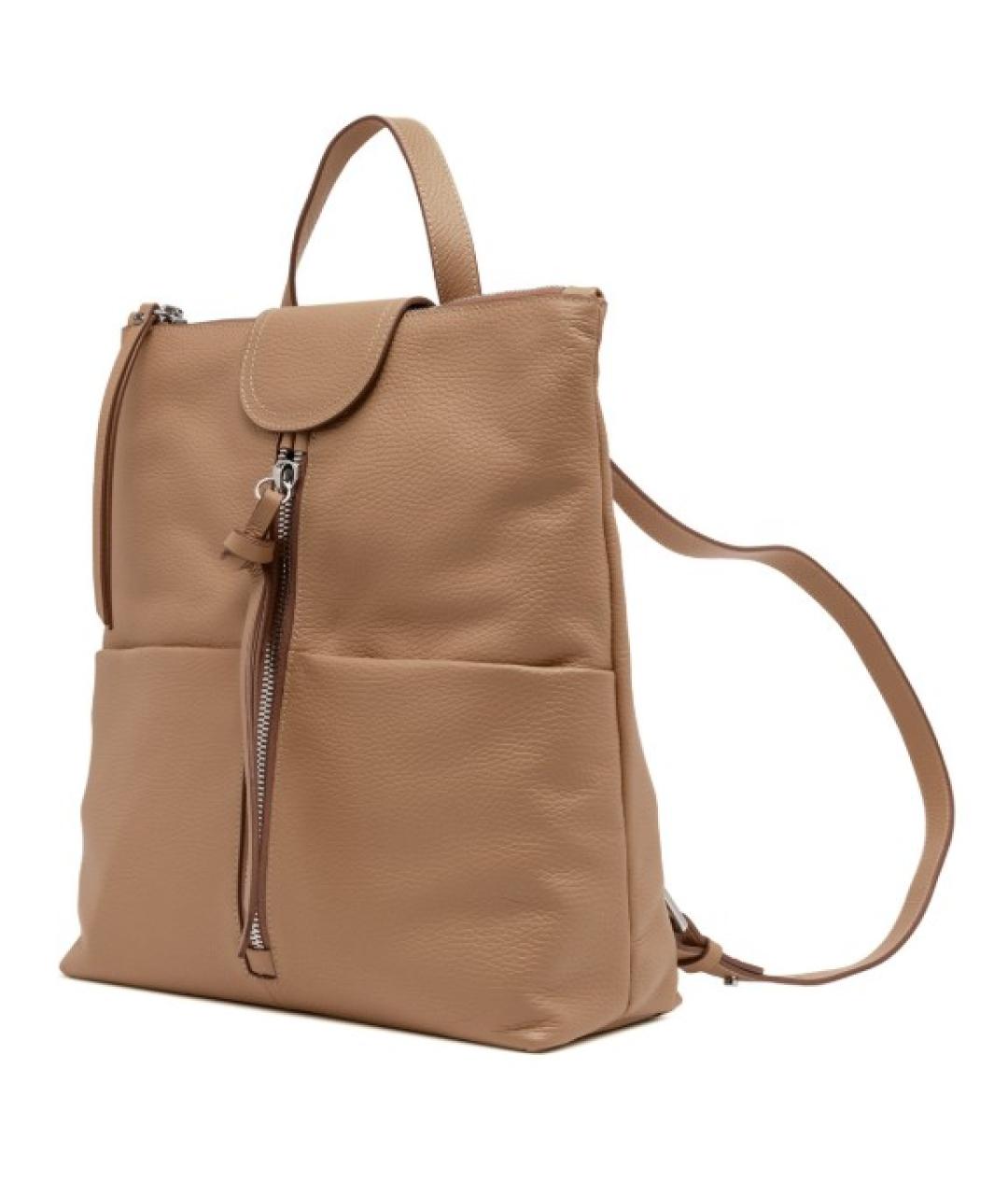 Gianni Chiarini Коричневый кожаный рюкзак, фото 2