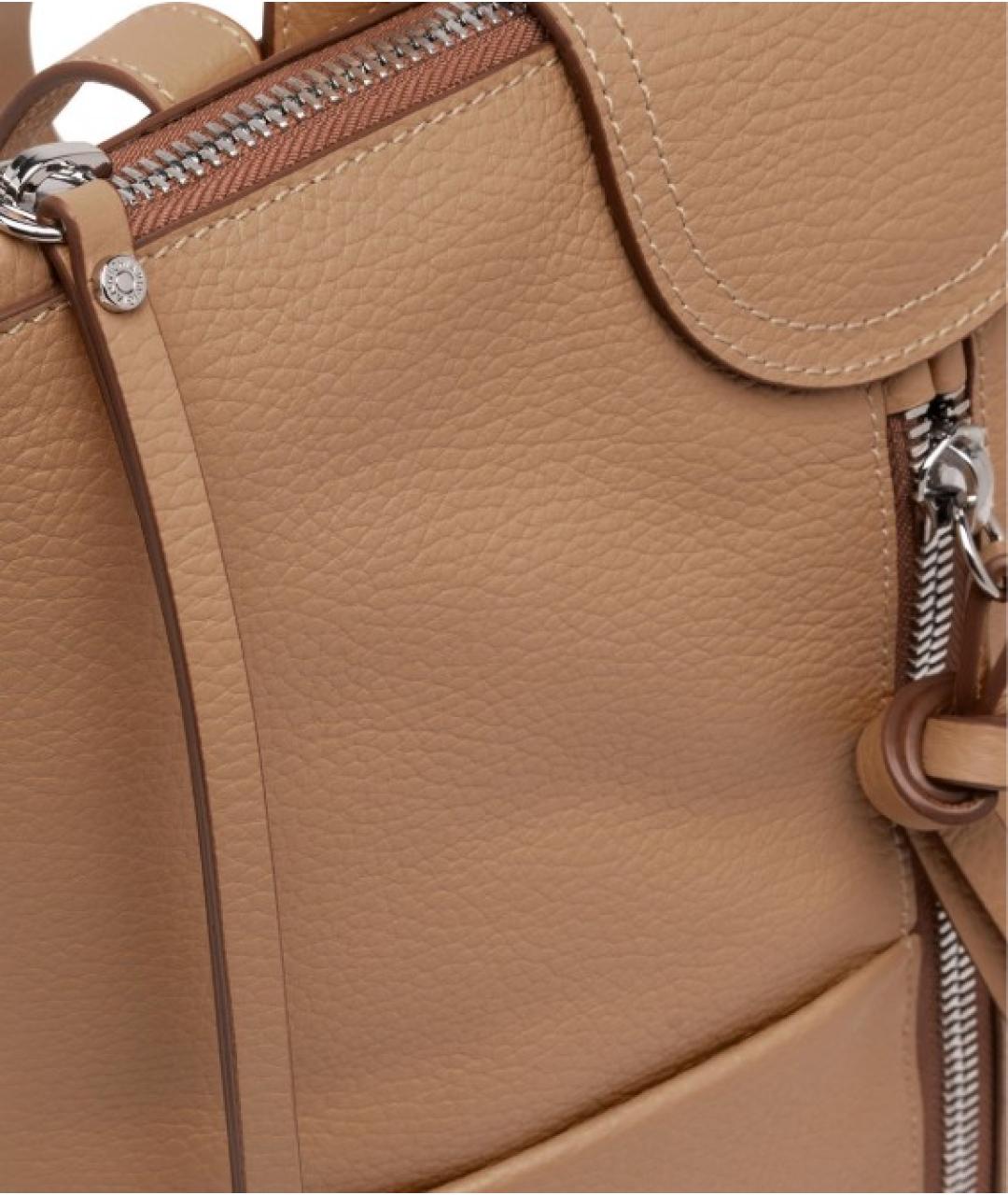 Gianni Chiarini Коричневый кожаный рюкзак, фото 4