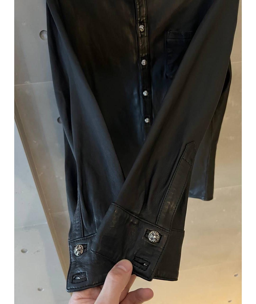 CHROME HEARTS Черная кэжуал рубашка, фото 4