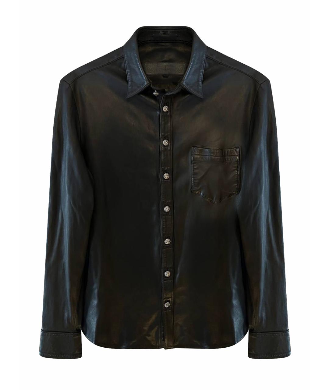 CHROME HEARTS Черная кэжуал рубашка, фото 1