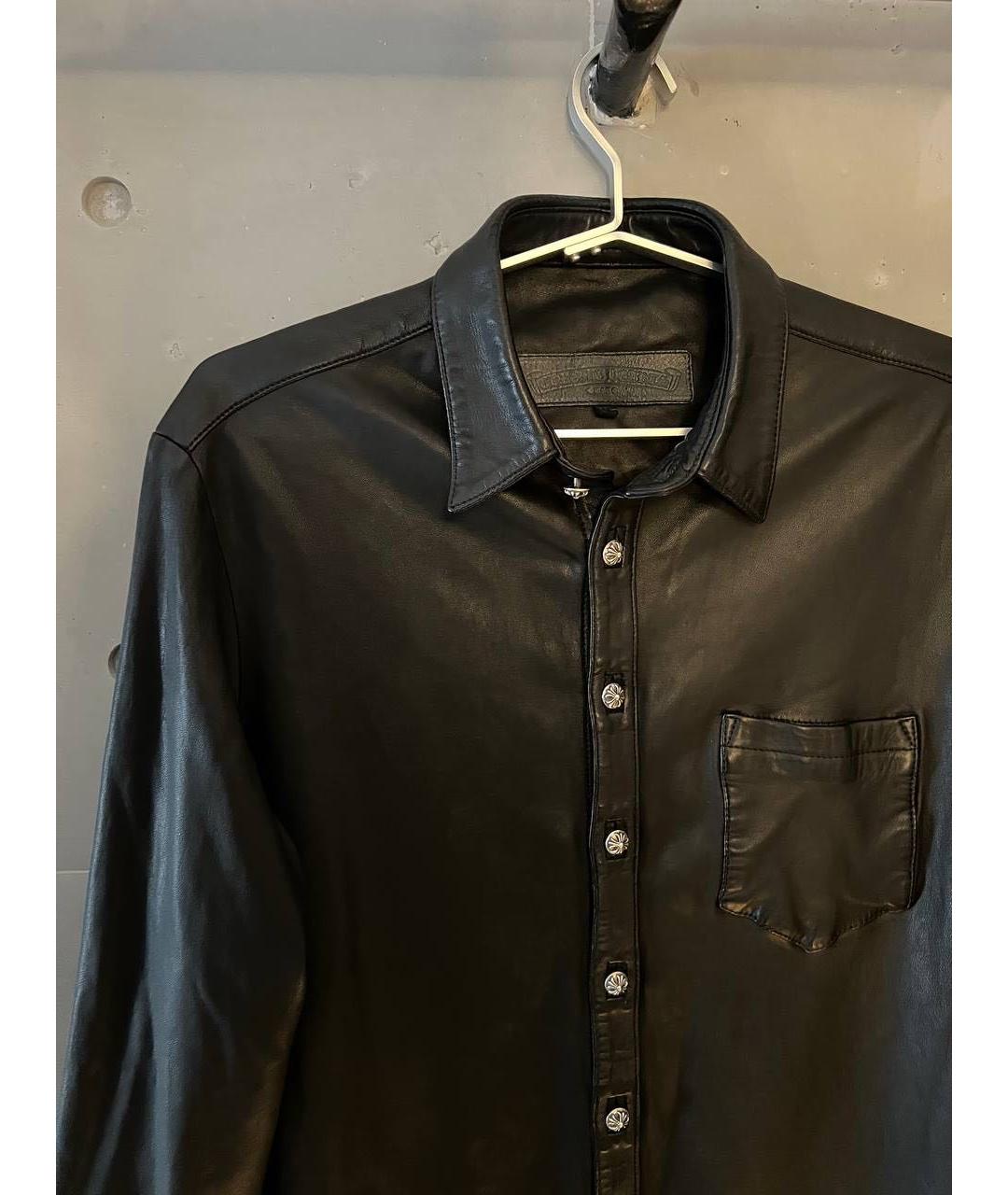 CHROME HEARTS Черная кэжуал рубашка, фото 3