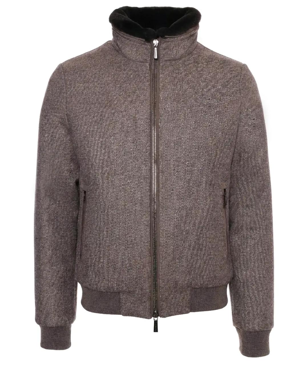 MOORER Серая куртка, фото 1