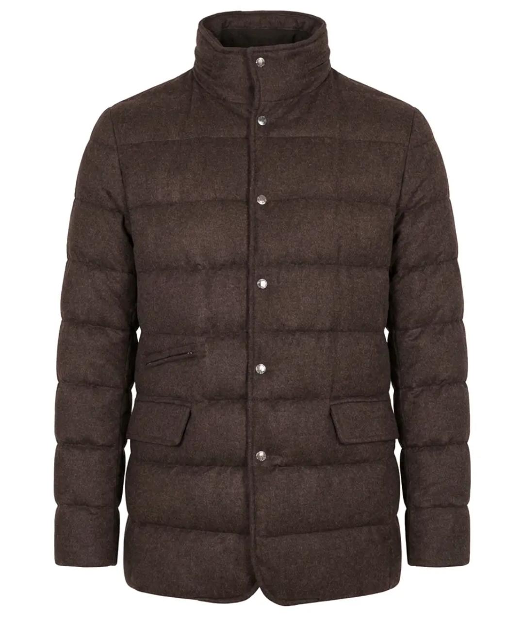 MOORER Коричневый пуховик, фото 1