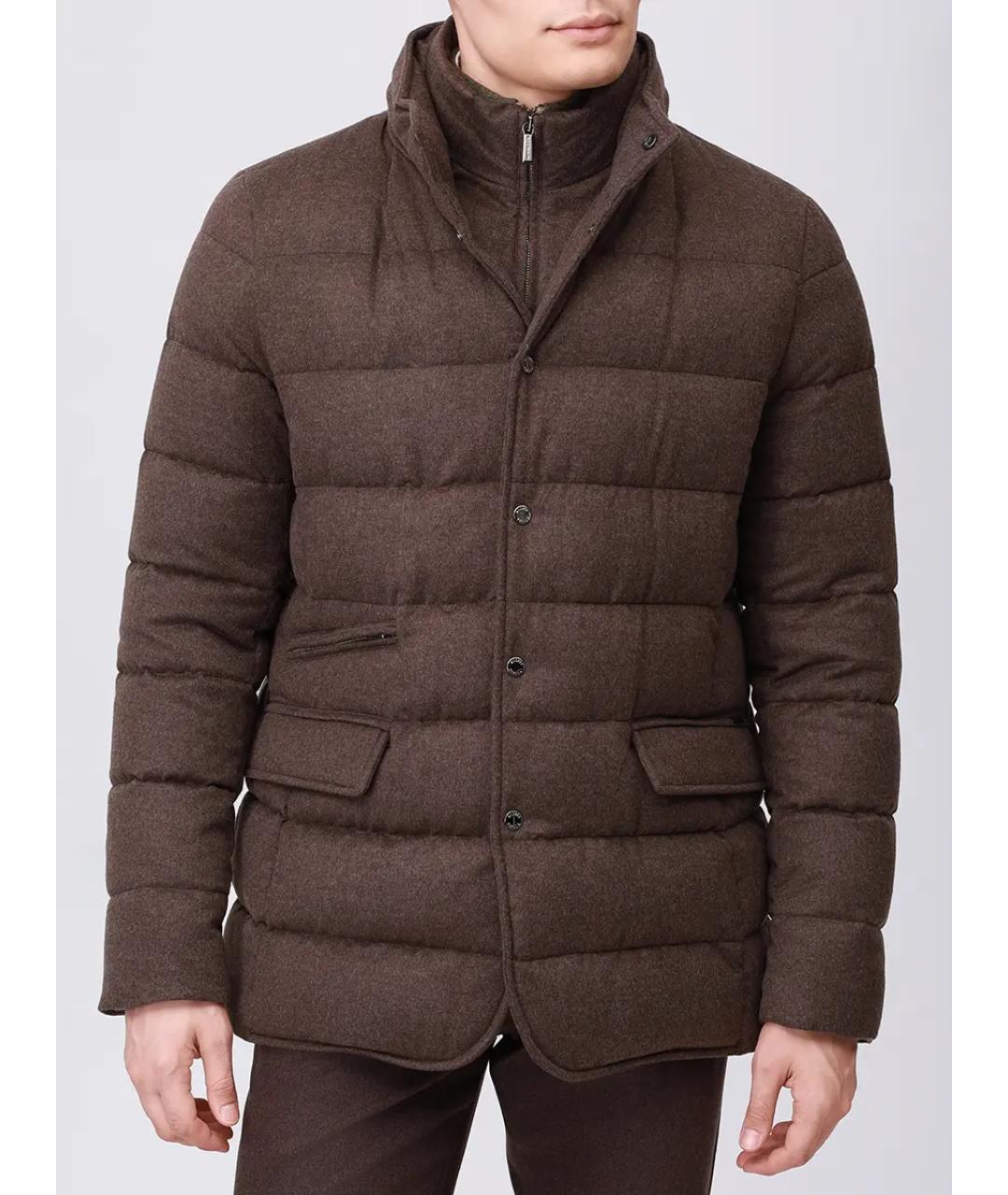MOORER Коричневый пуховик, фото 4