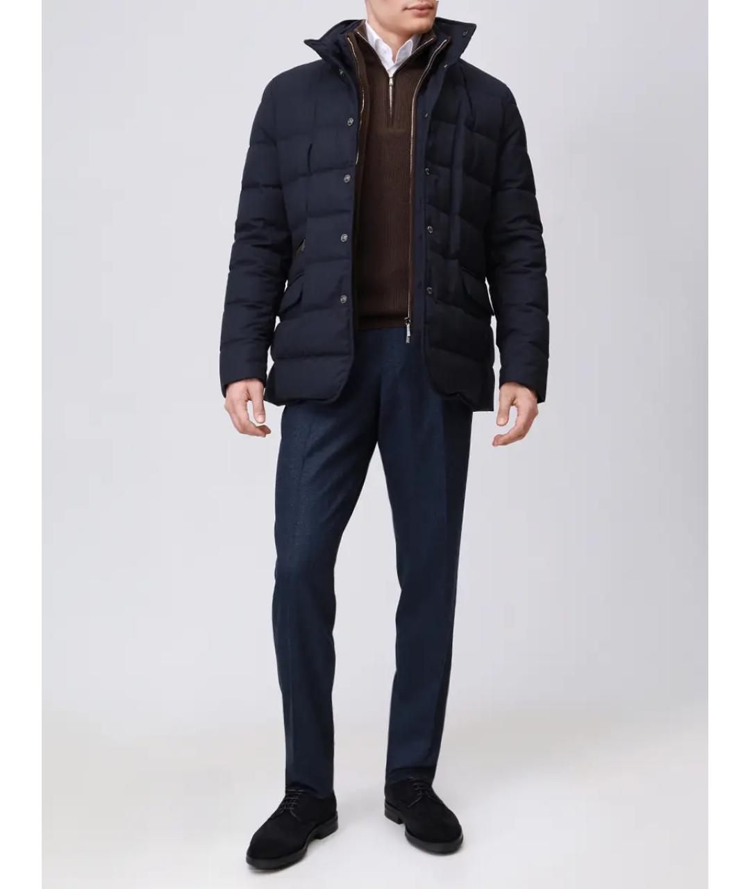 MOORER Синий пуховик, фото 2