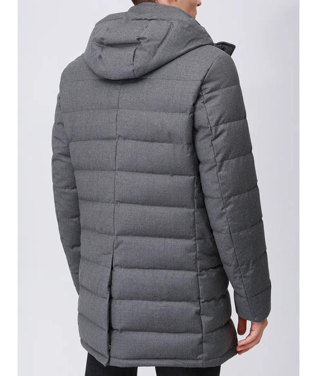 MOORER Серый пуховик, фото 3