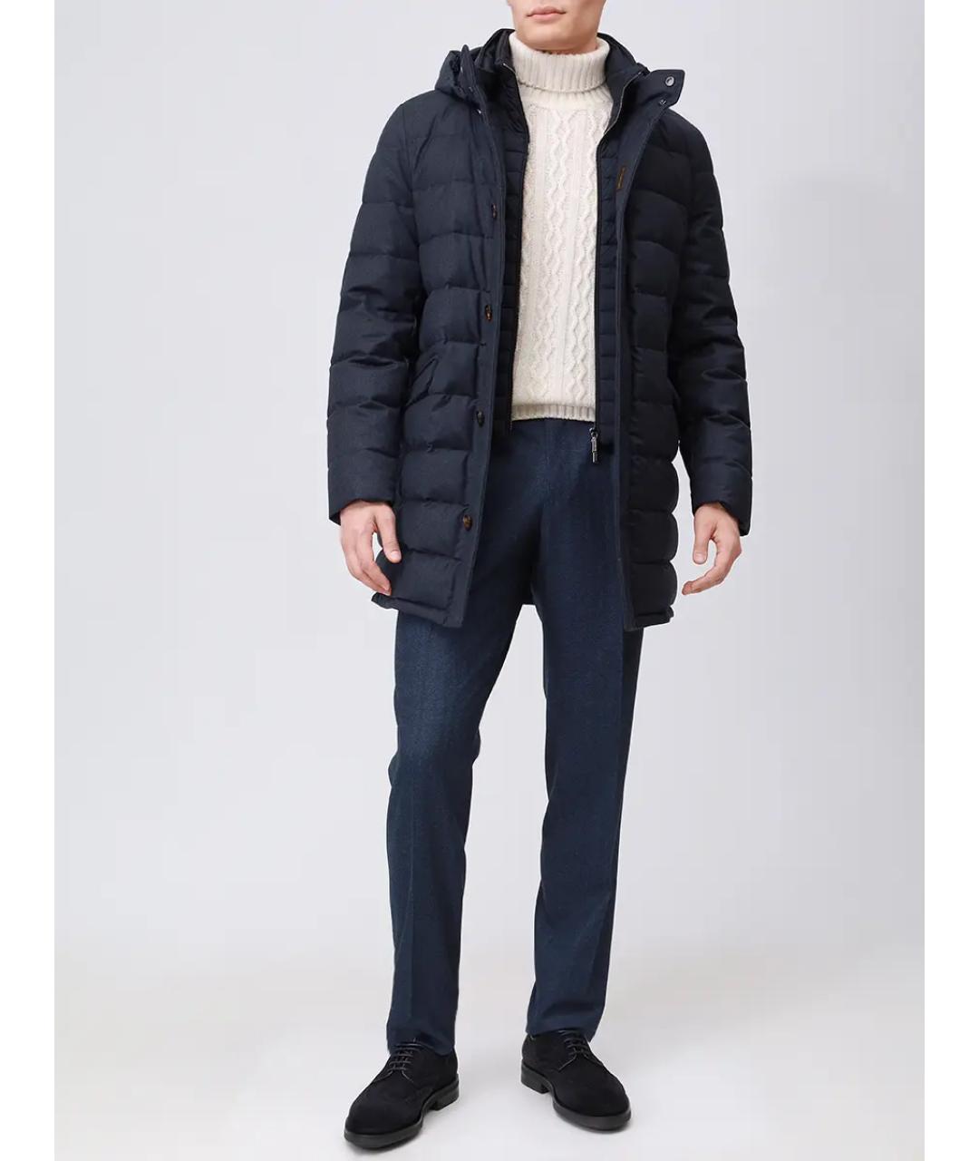 MOORER Синий пуховик, фото 2