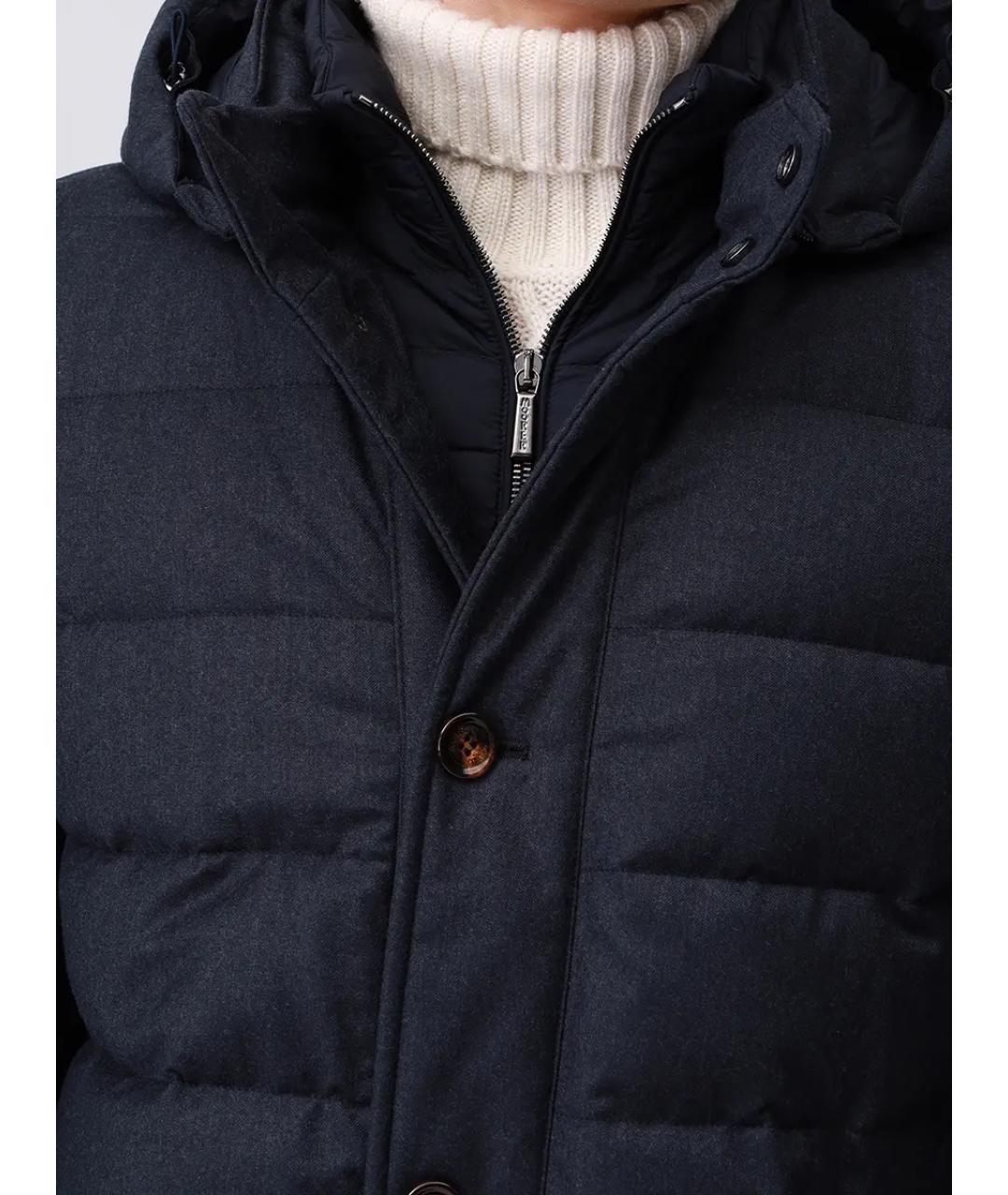 MOORER Синий пуховик, фото 5