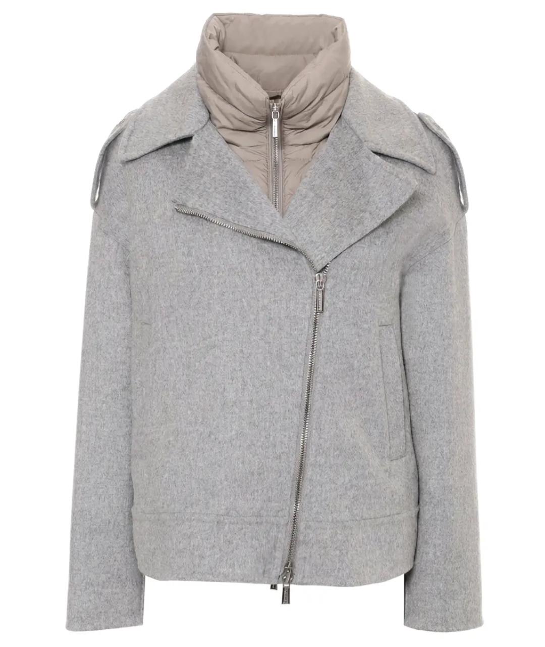 MOORER Серая куртка, фото 1