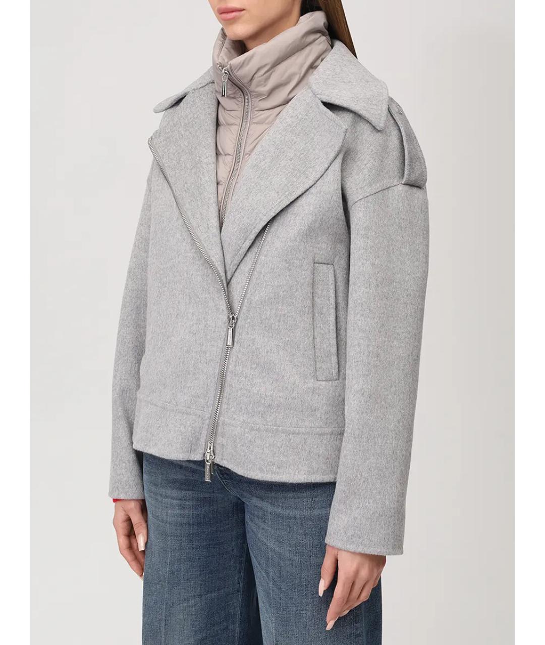 MOORER Серая куртка, фото 4