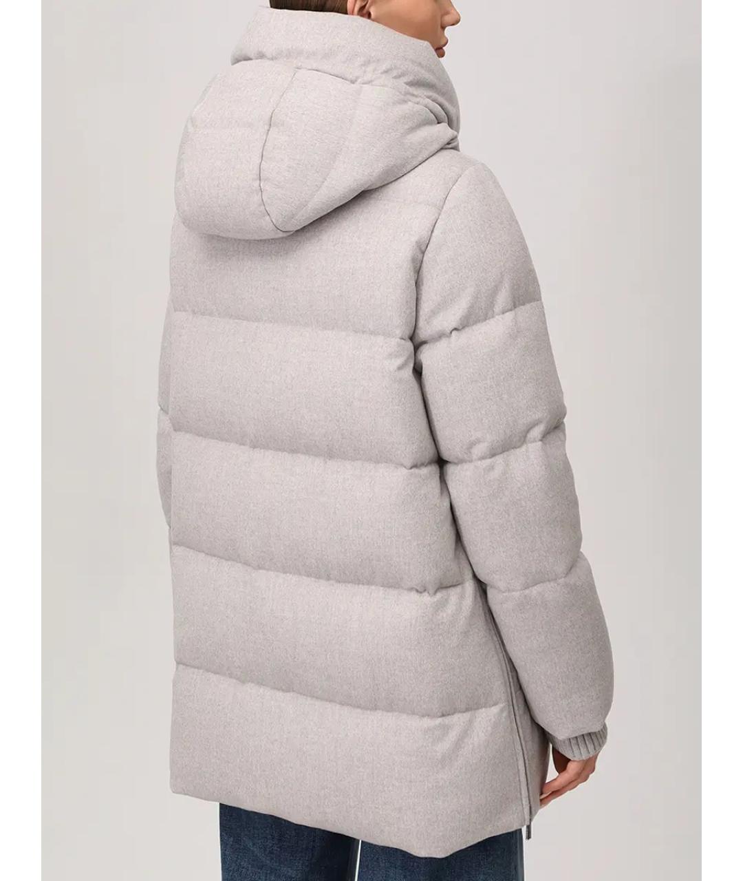 MOORER Серый пуховик, фото 3