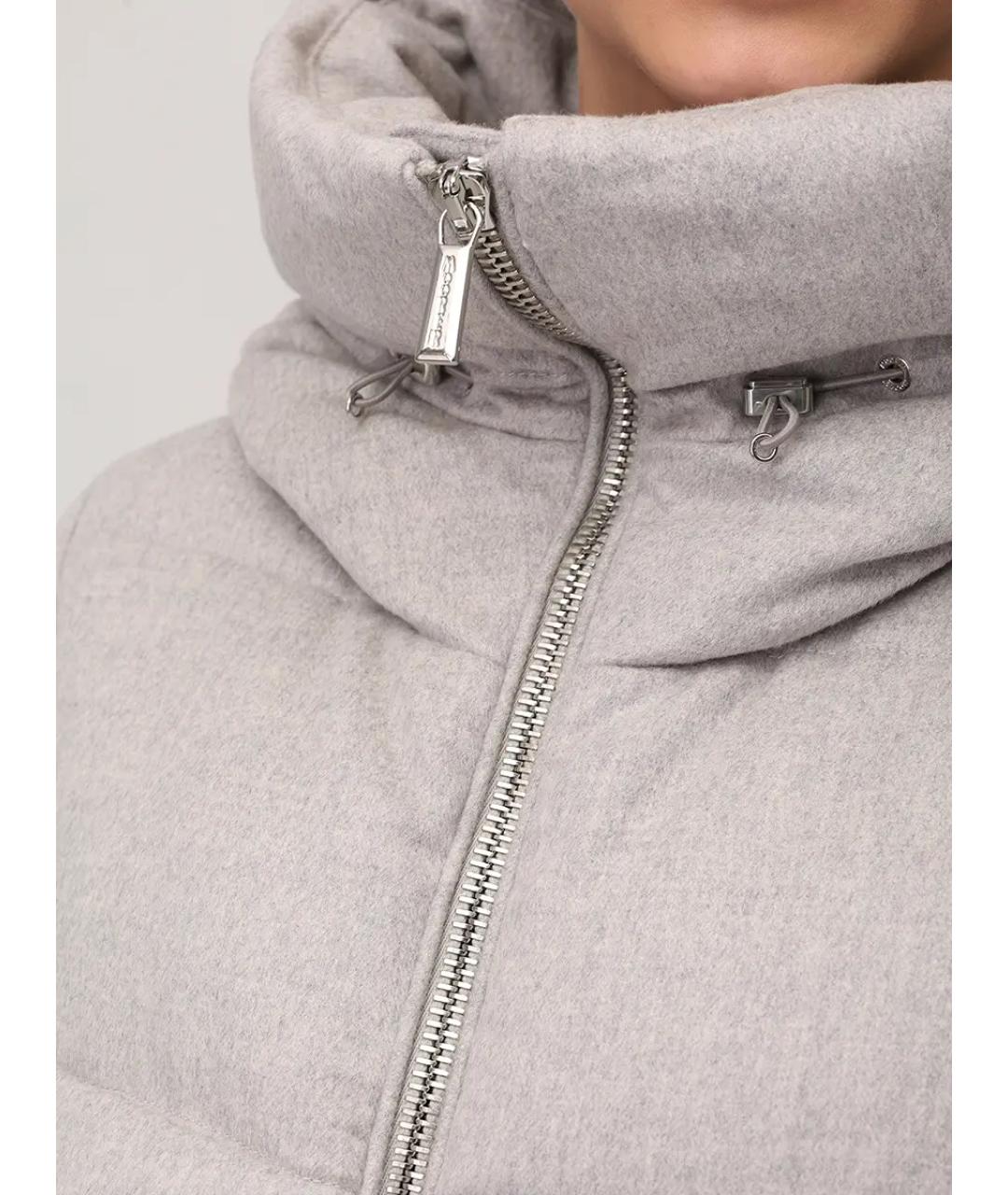 MOORER Серый пуховик, фото 5