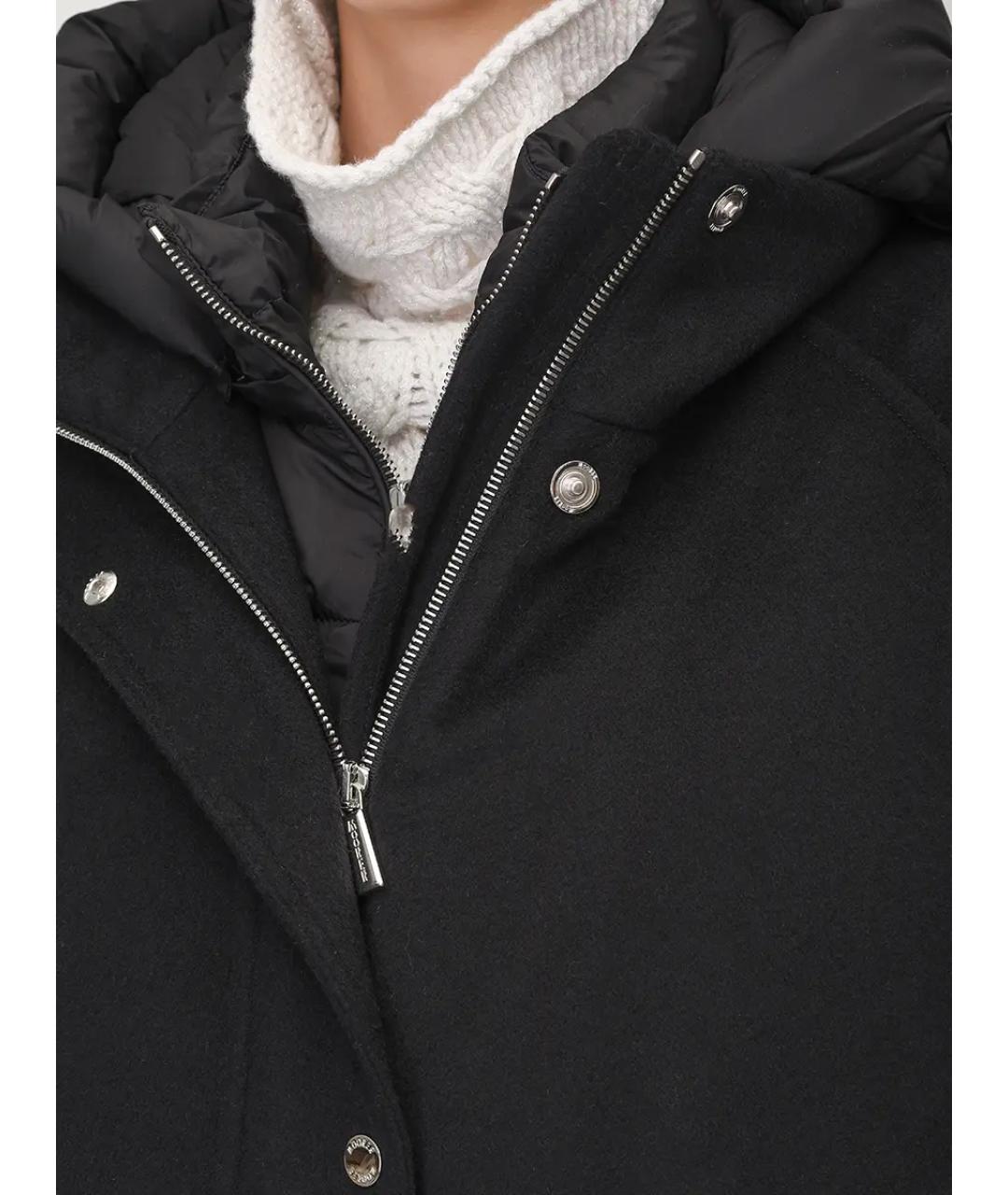 MOORER Черная парка, фото 5
