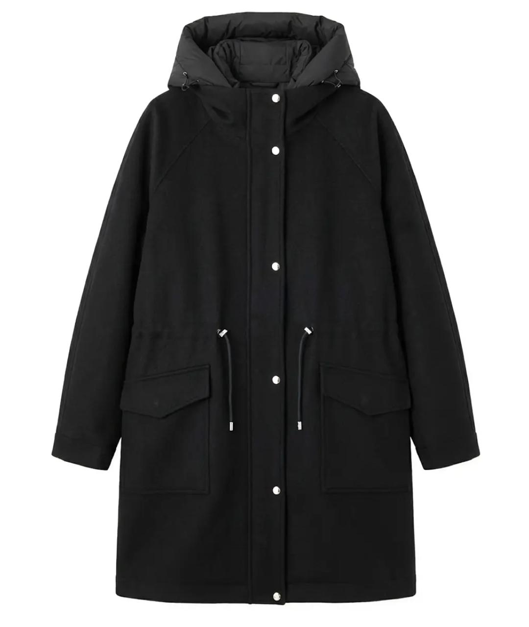 MOORER Черная парка, фото 1