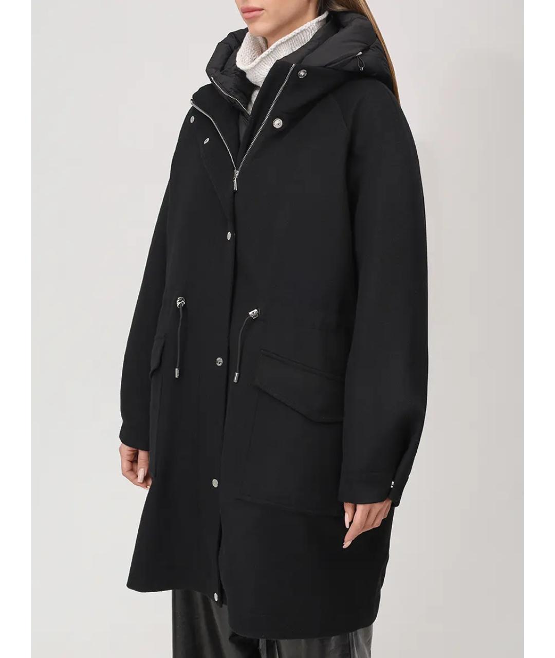 MOORER Черная парка, фото 4