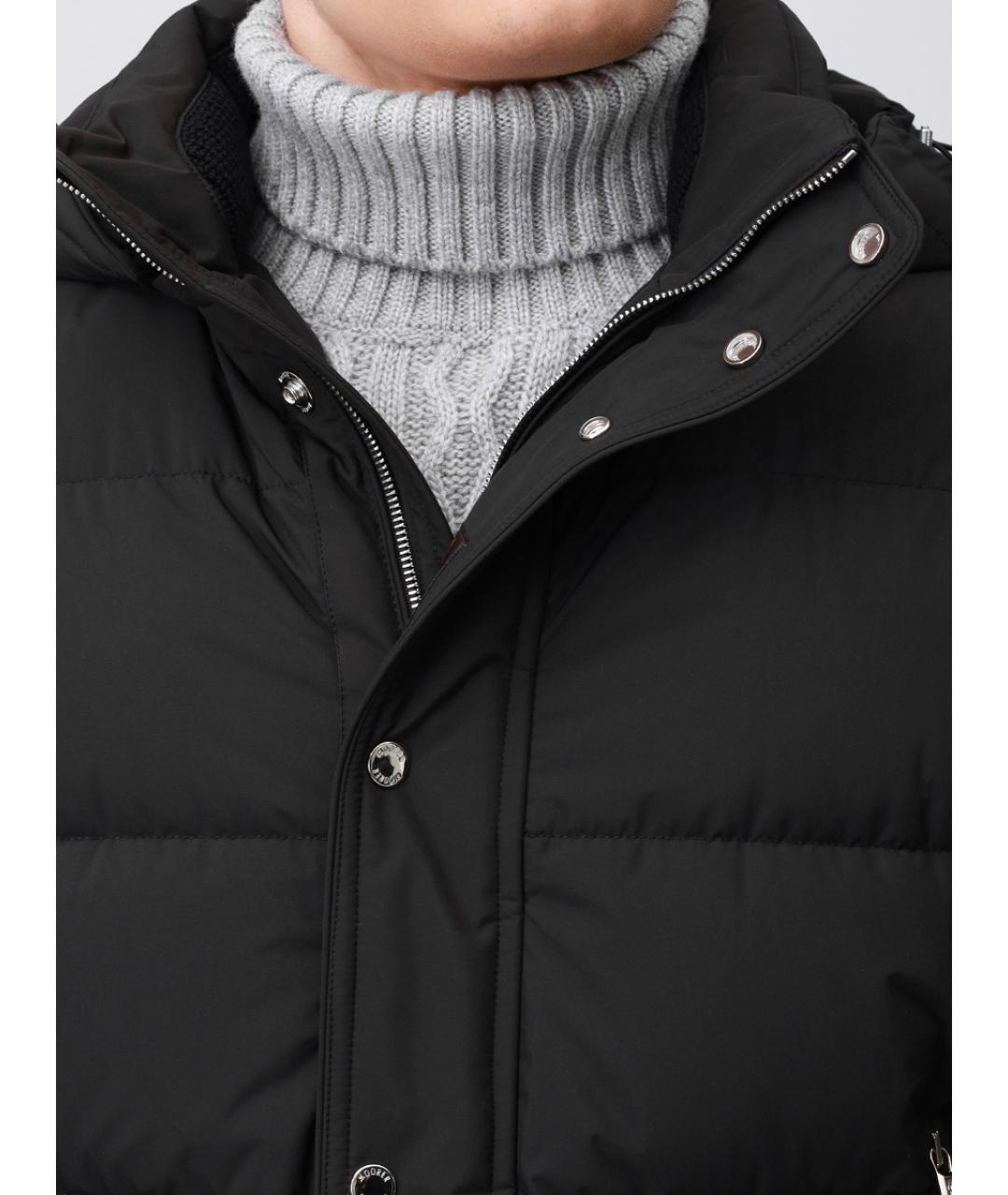 MOORER Черный пуховик, фото 5