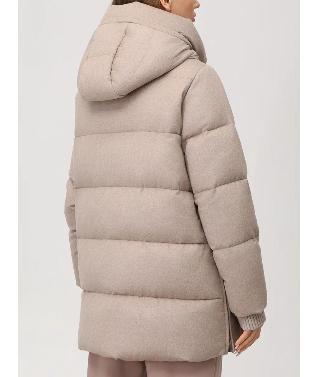 MOORER Бежевый пуховик, фото 3