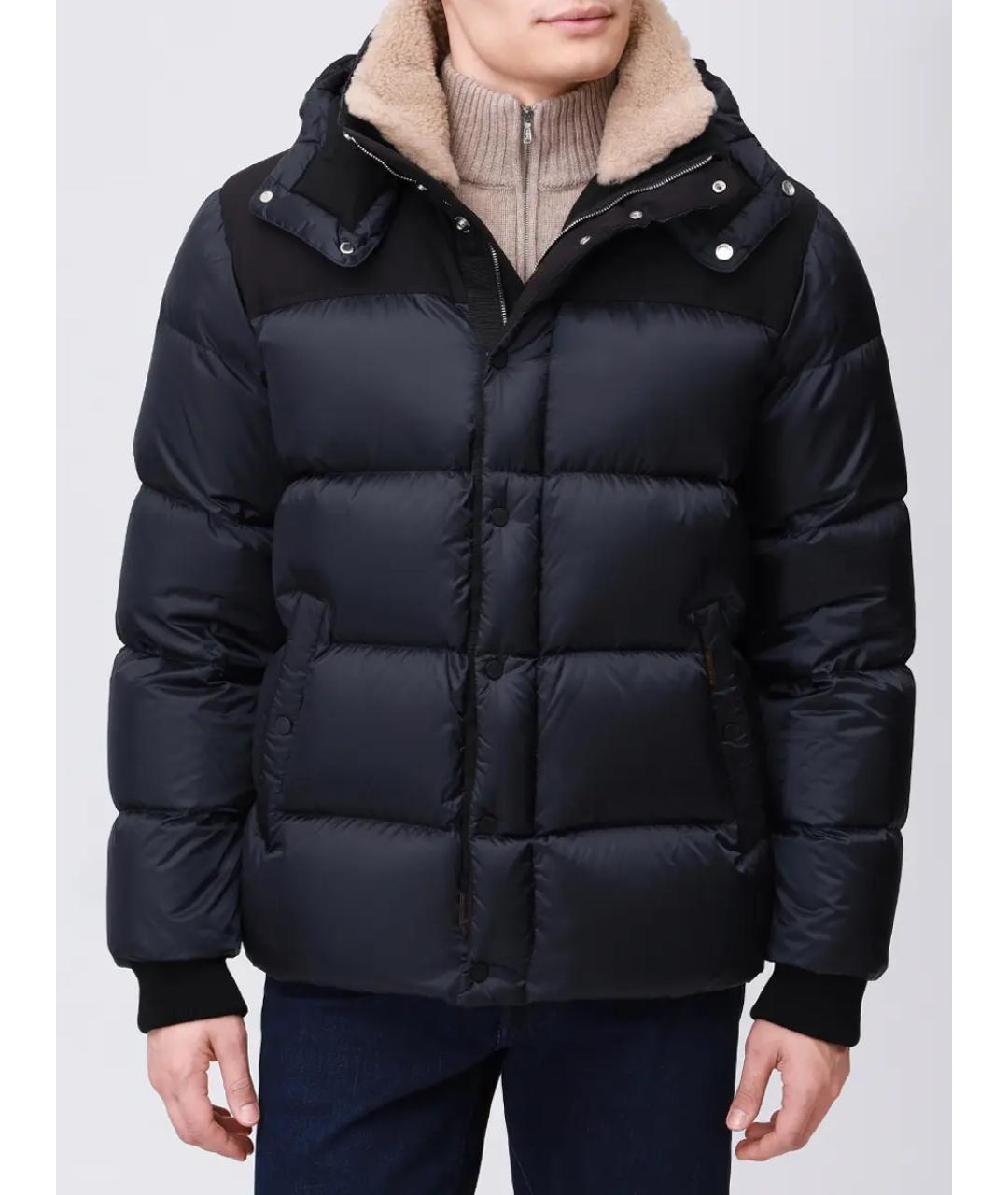 MOORER Синий пуховик, фото 4