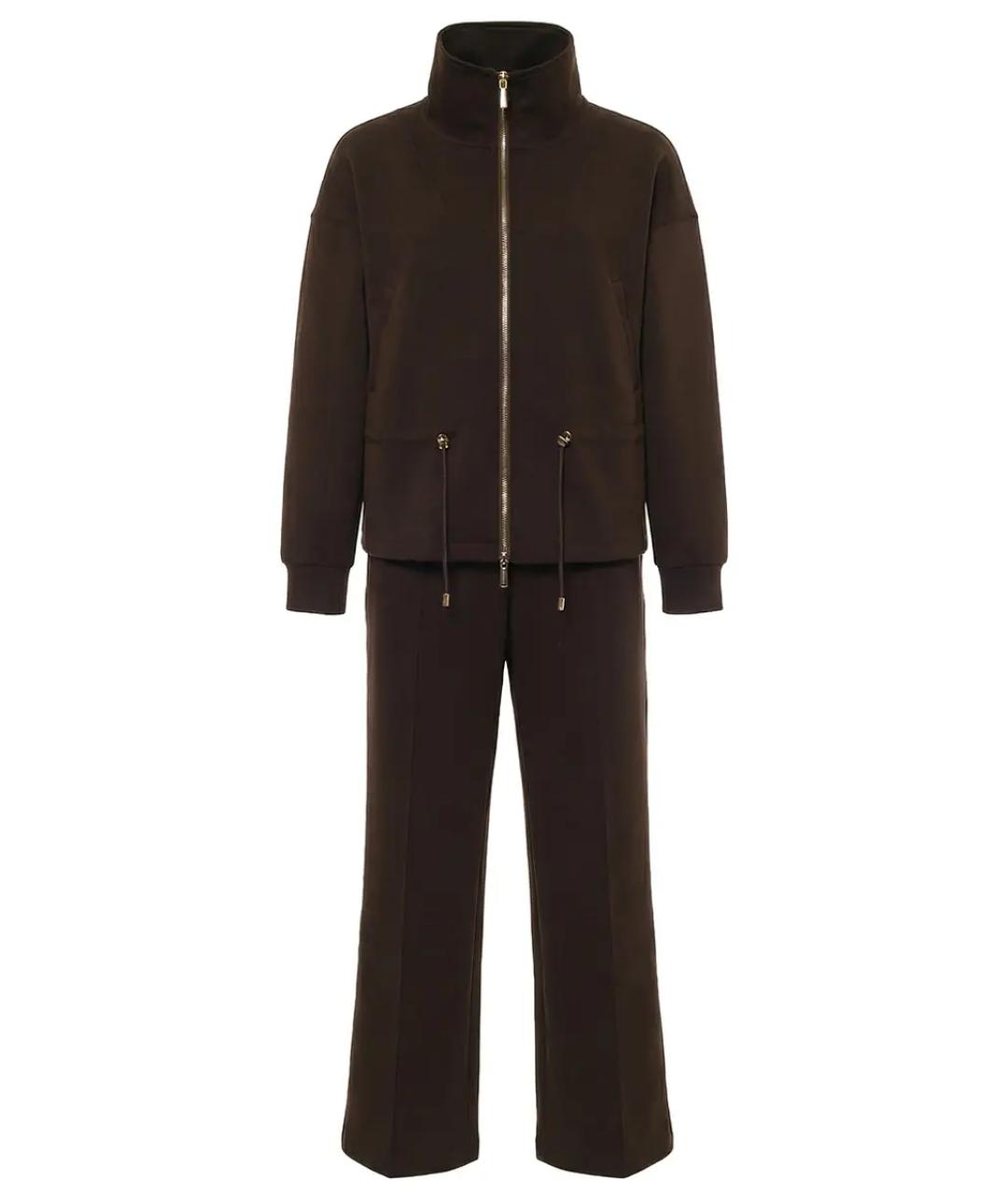 MOORER Коричневый костюм с брюками, фото 1
