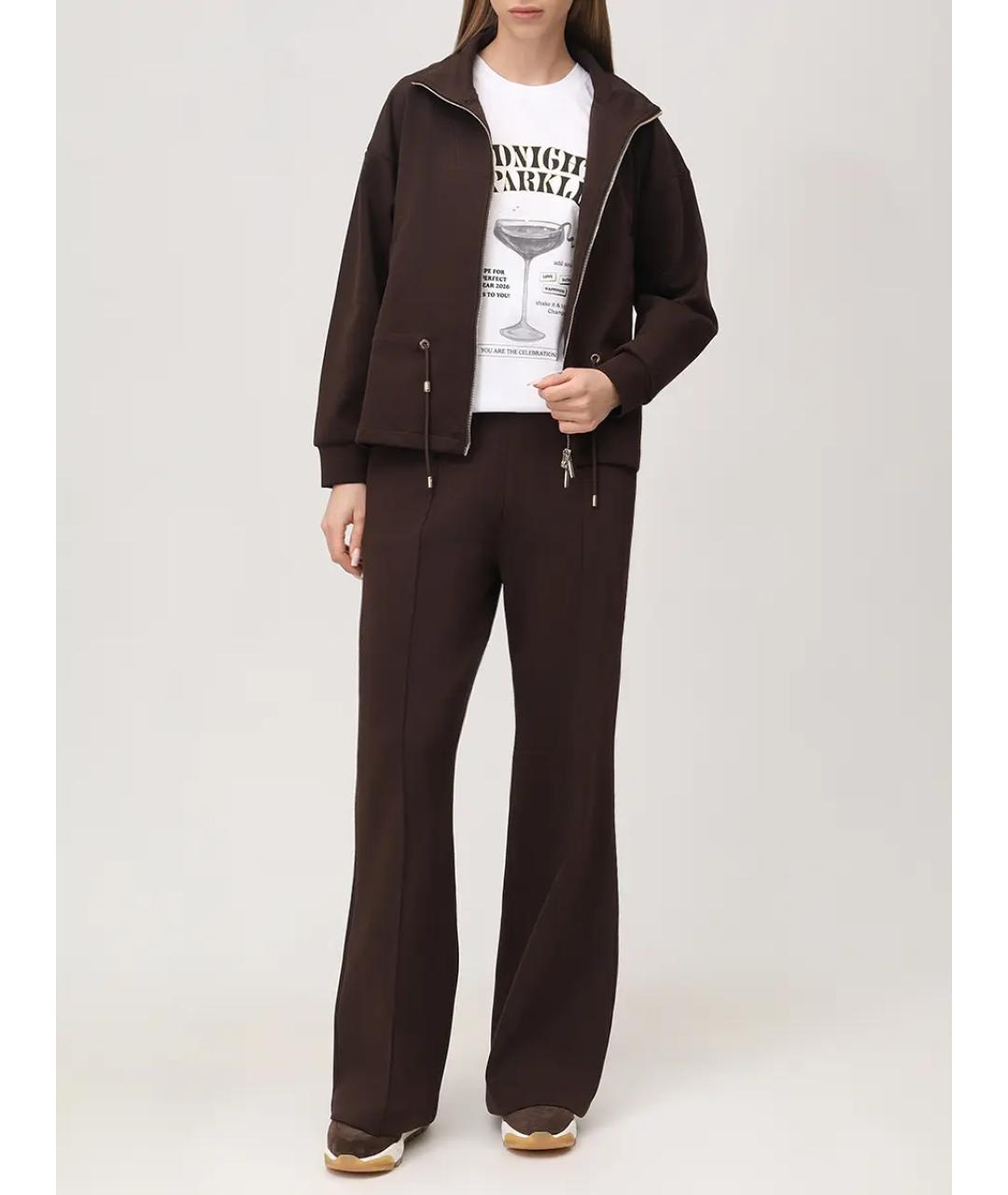 MOORER Коричневый костюм с брюками, фото 2