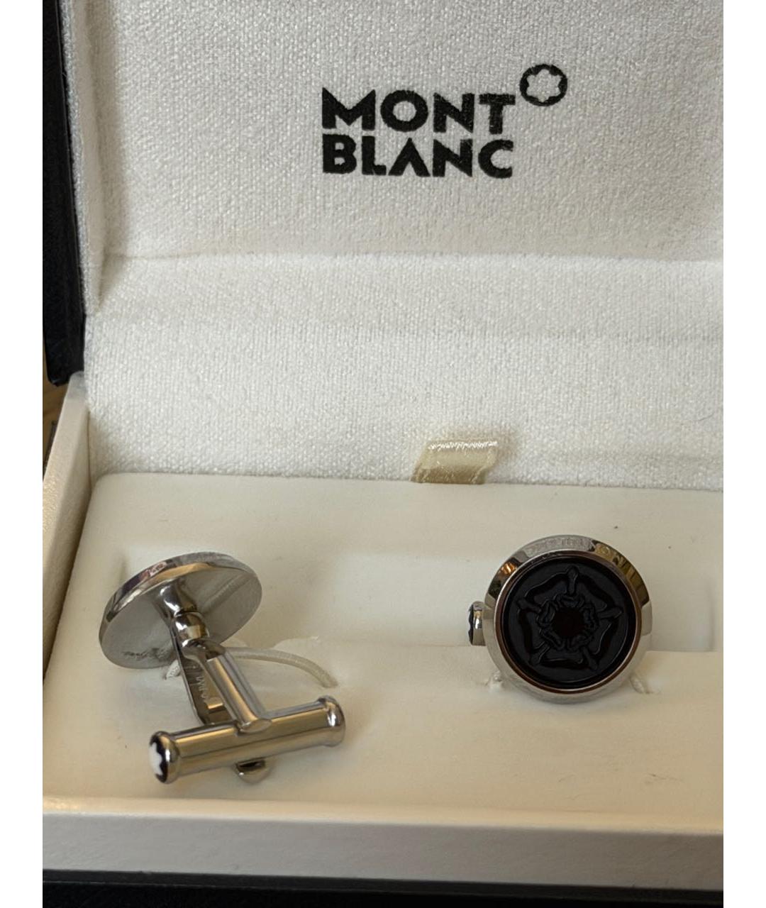 MONTBLANC Серебряные запонки, фото 3