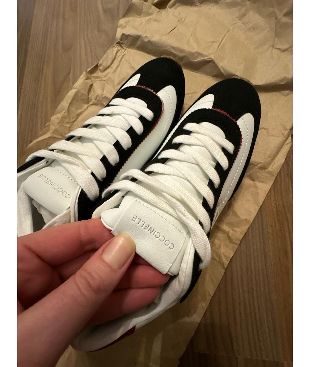 COCCINELLE Белые кеды, фото 6