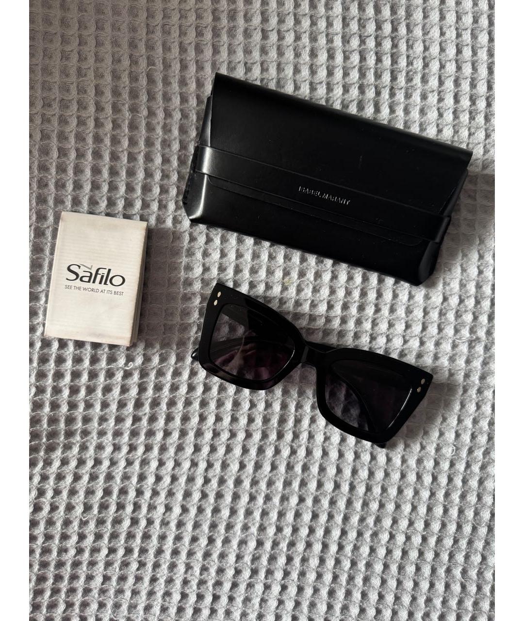 ISABEL MARANT Черные пластиковые солнцезащитные очки, фото 6