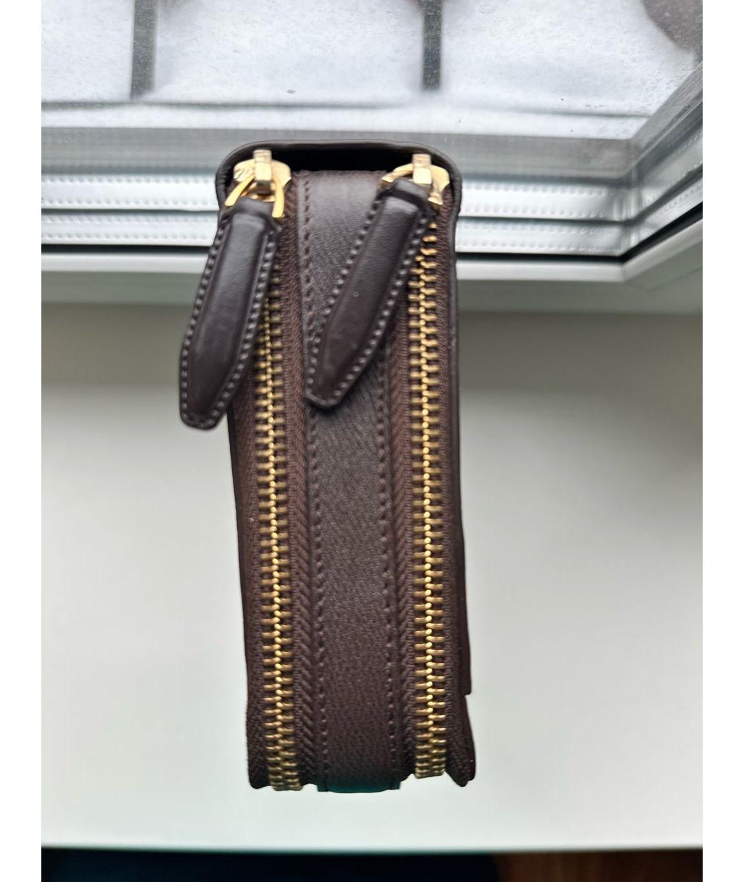 SMYTHSON Коричневый кожаный кошелек, фото 4