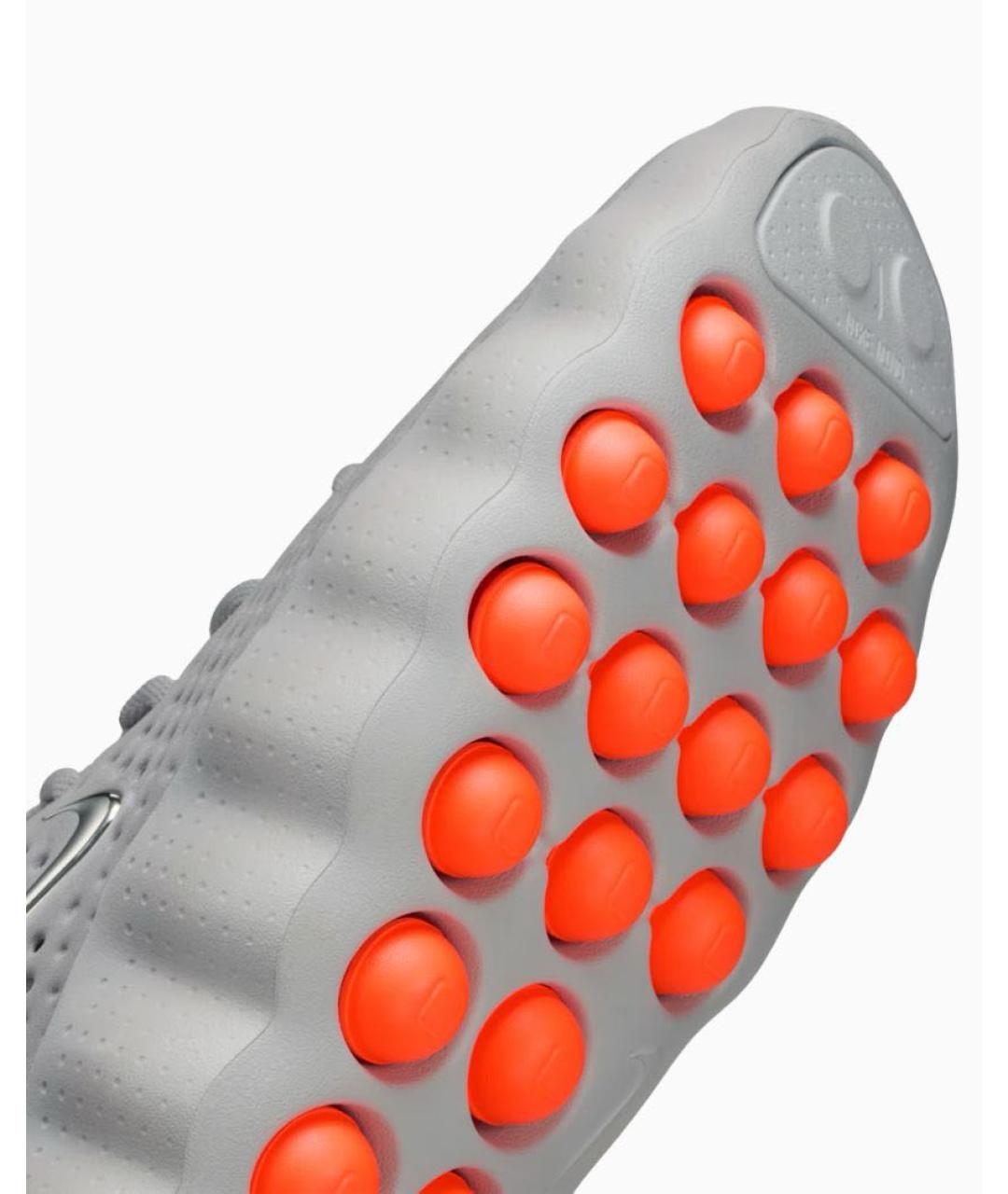 NIKE Серые замшевые низкие кроссовки / кеды, фото 4