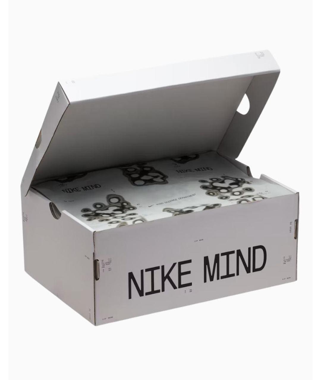 NIKE Серые замшевые низкие кроссовки / кеды, фото 2