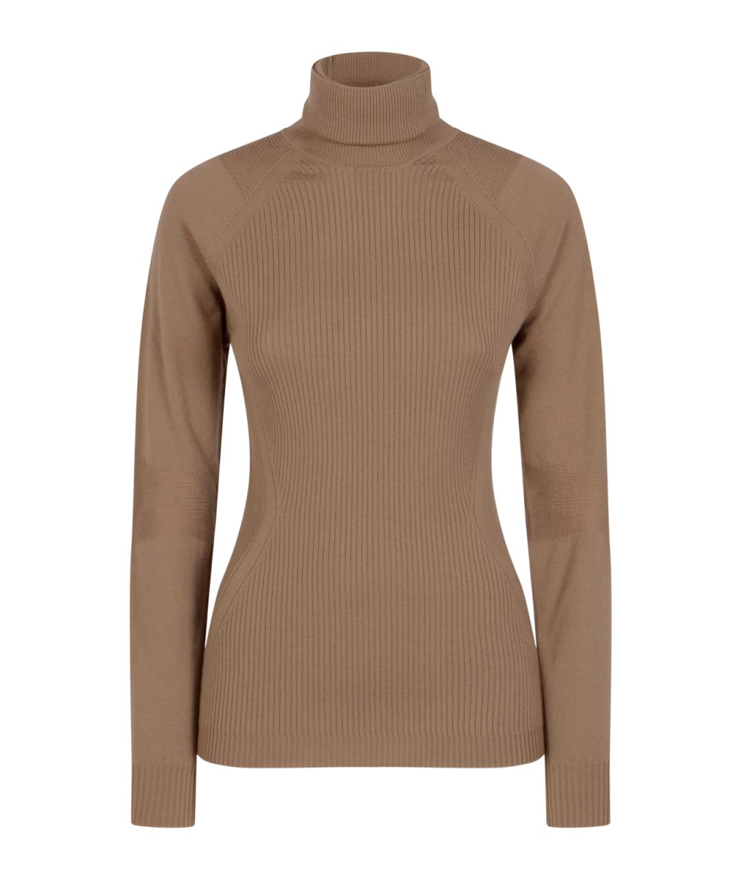 MONCLER GRENOBLE Хаки полиэстеровая водолазка, фото 1