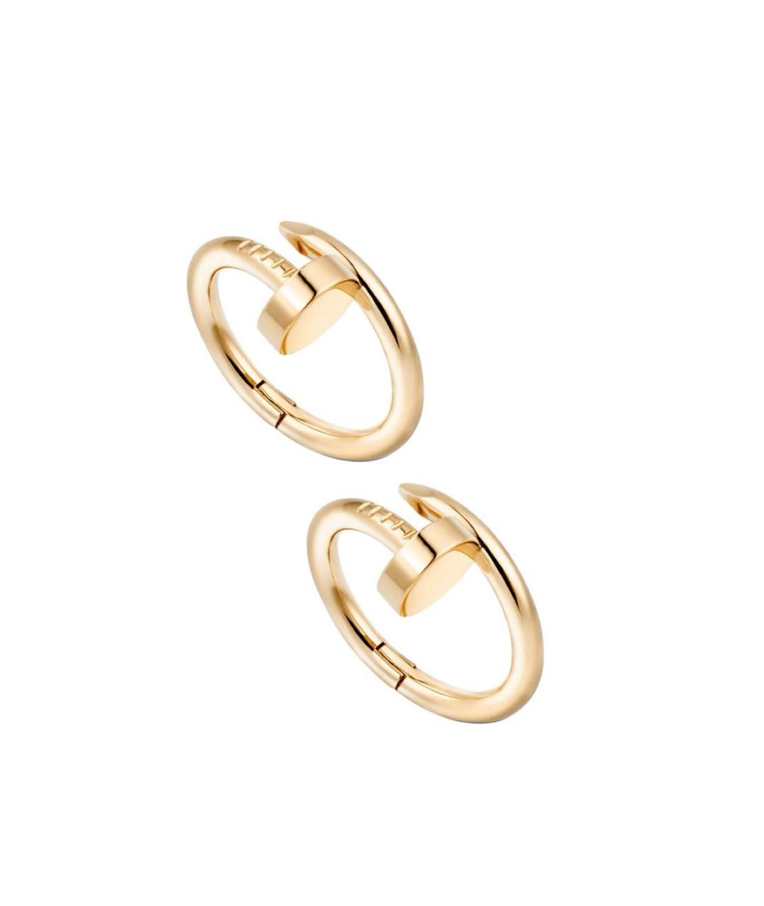 CARTIER Золотые запонки из желтого золота, фото 9