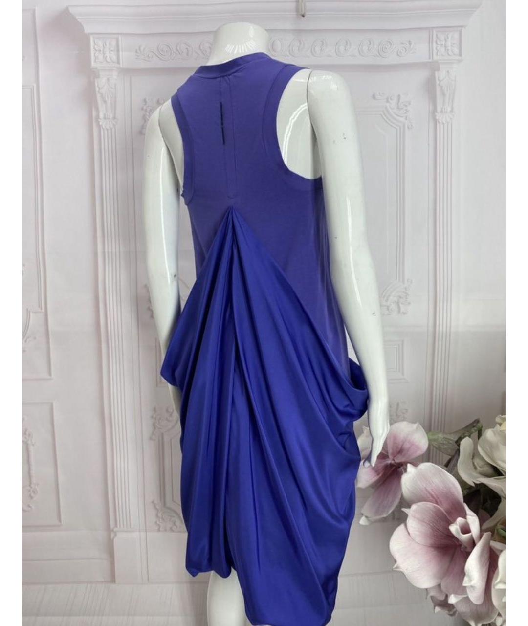LIVIANA CONTI Фиолетовое хлопковое повседневное платье, фото 2