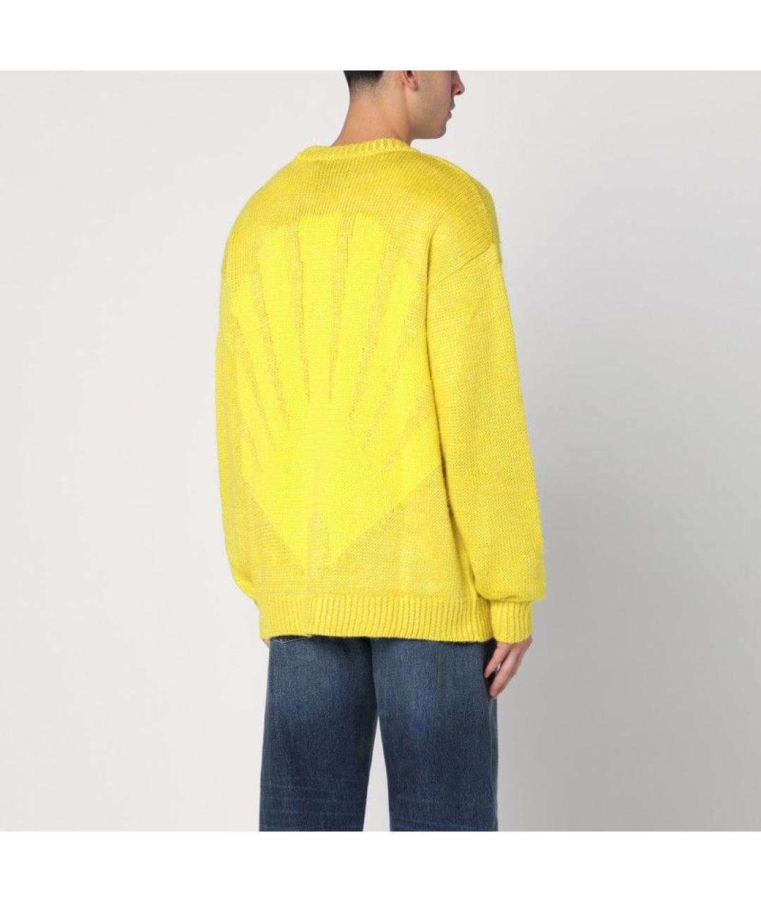 NEW AMSTERDAM SURF ASSOCIATION Желтый льняной кардиган, фото 3