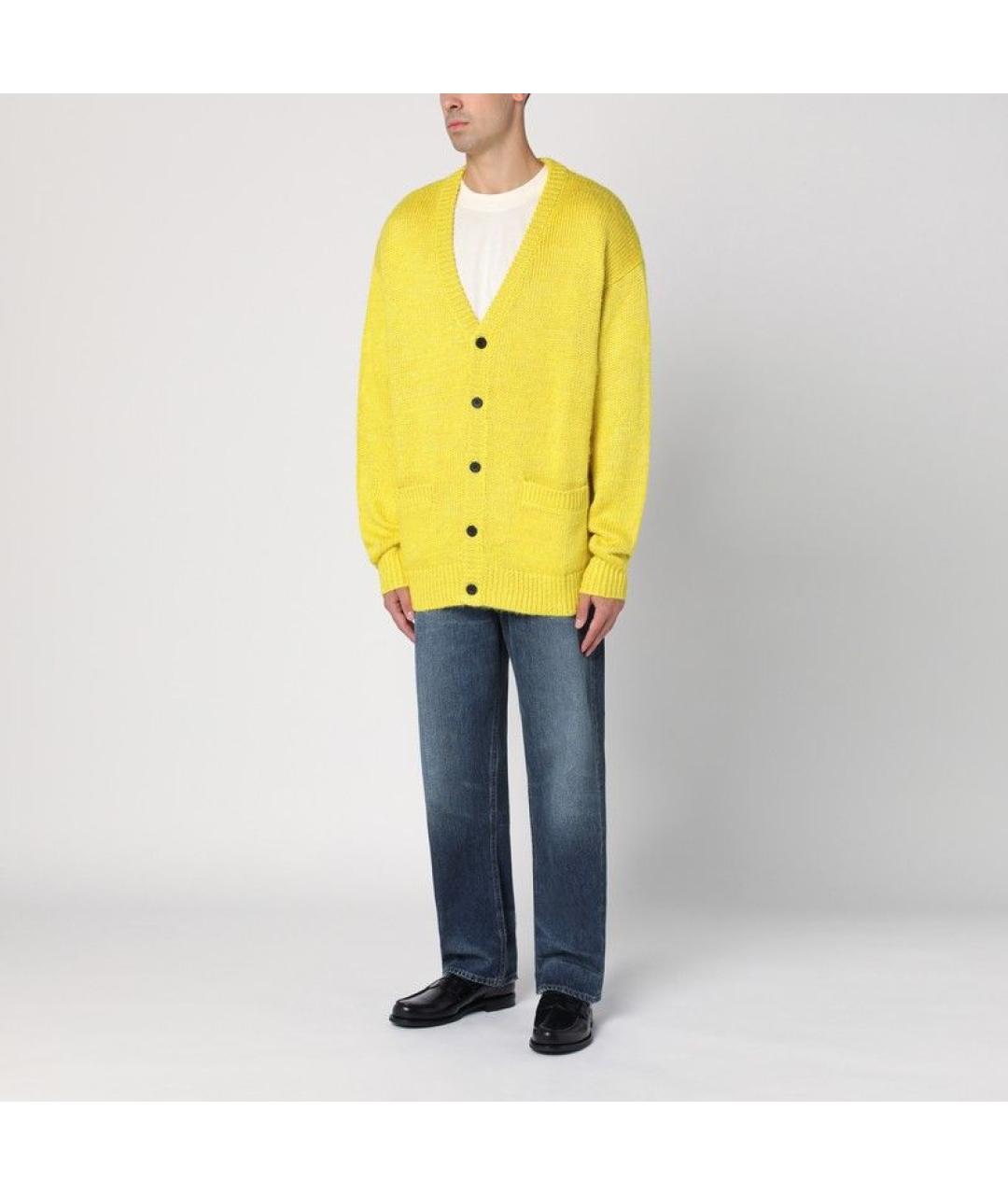 NEW AMSTERDAM SURF ASSOCIATION Желтый льняной кардиган, фото 2