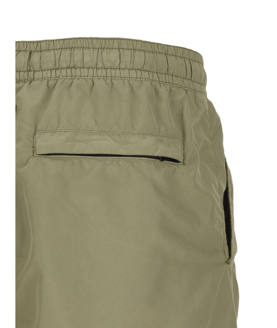 STONE ISLAND Зеленые полиамидовые плавки, фото 2