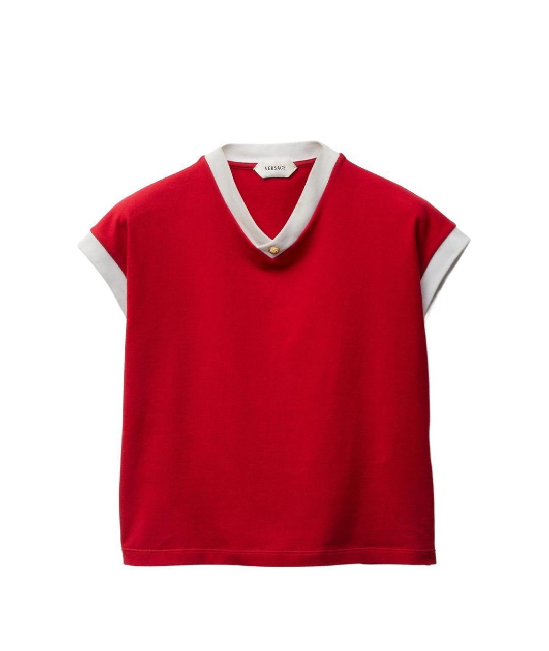 VERSACE Красная футболка, фото 1