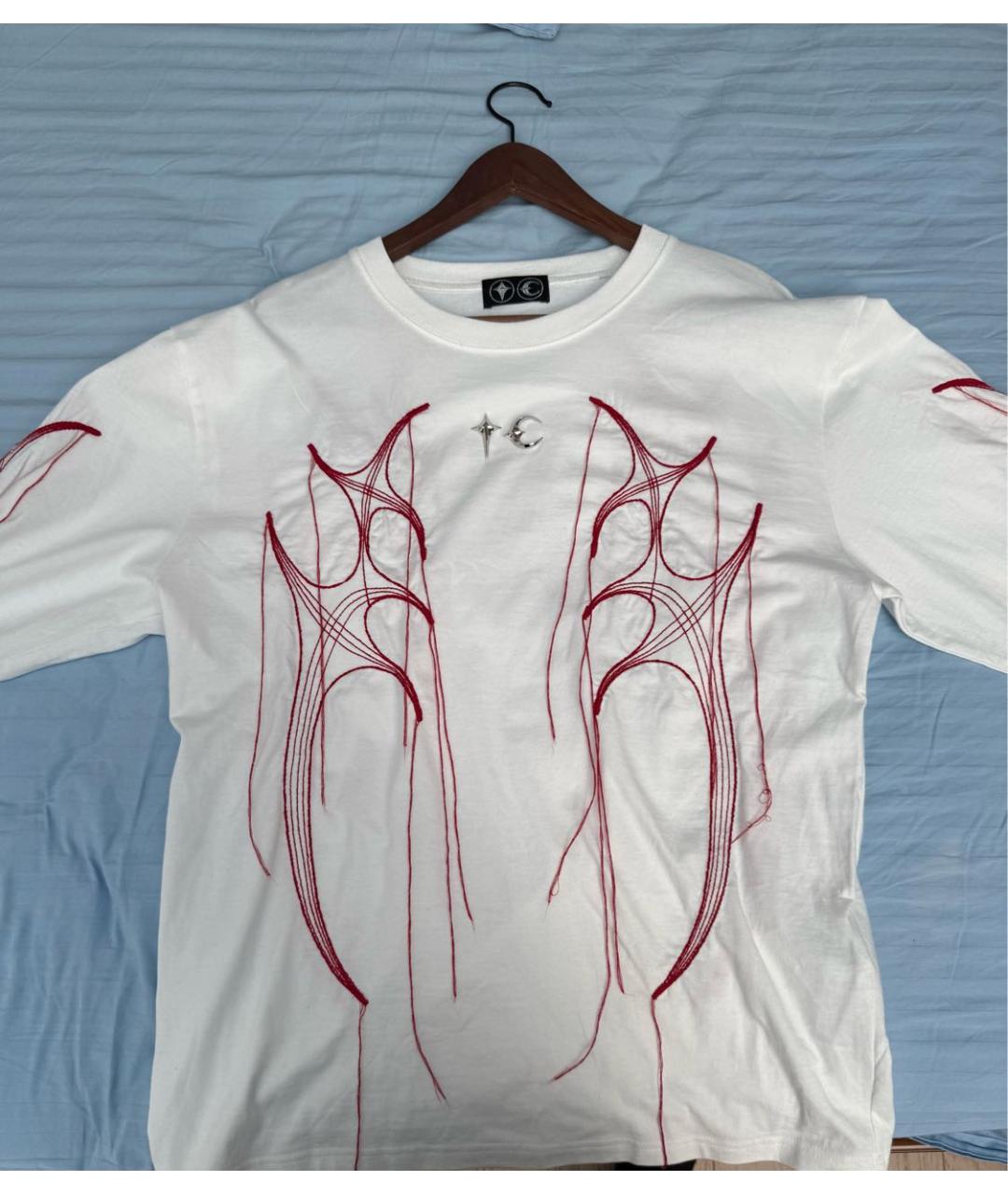 THUG CLUB Белая хлопковая майка, фото 2